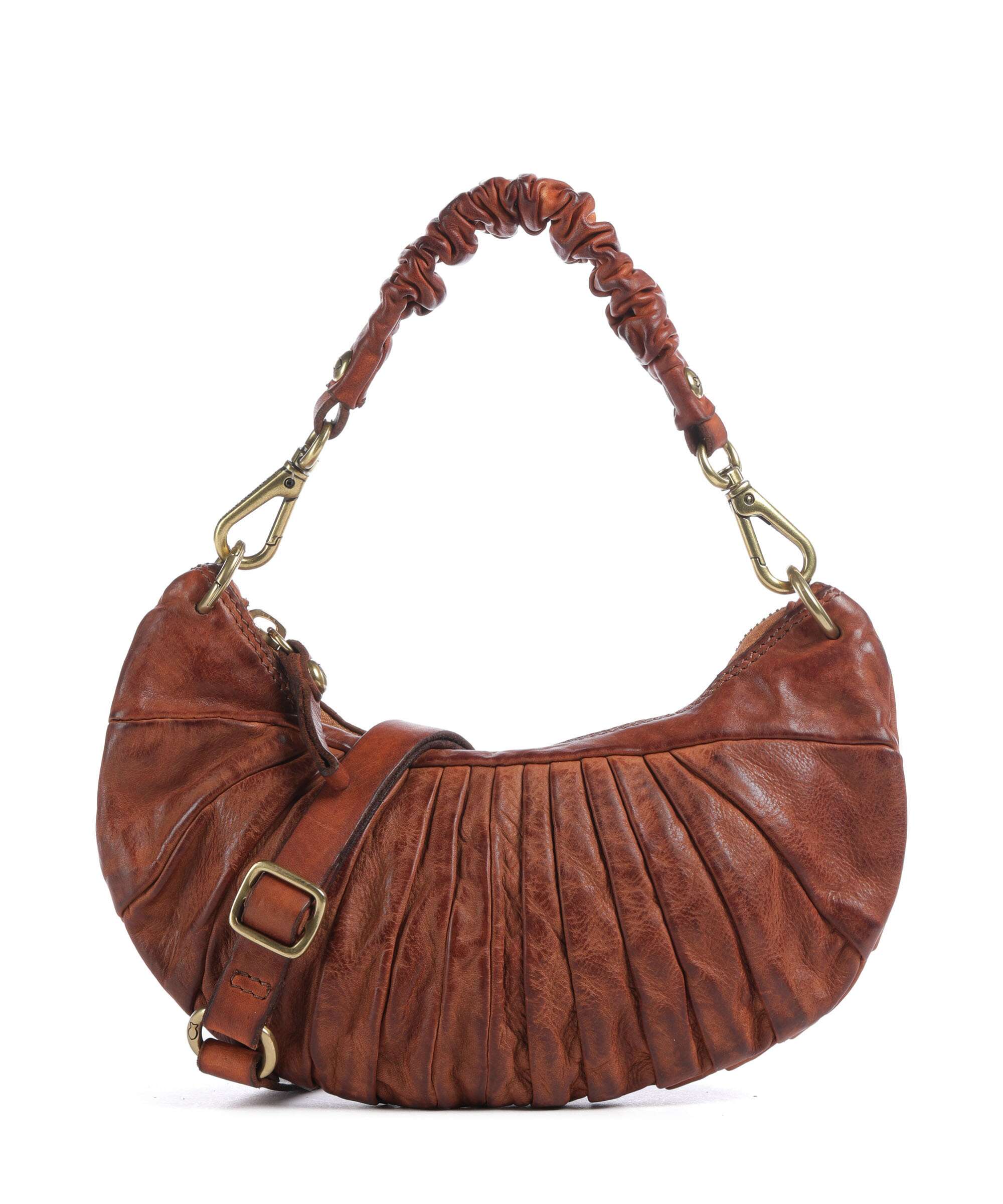 Campomaggi Schoudertas cognac