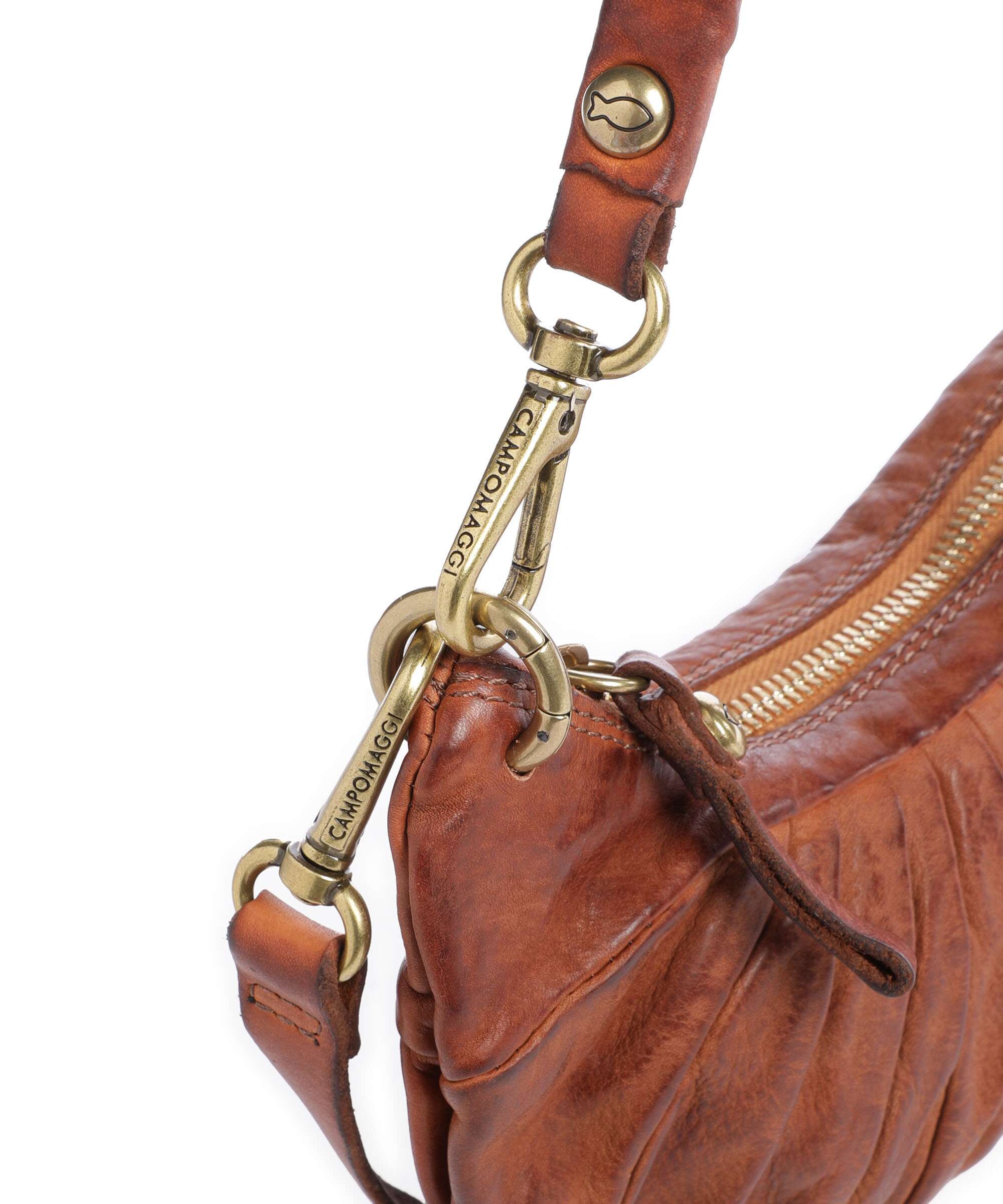 Campomaggi Schoudertas cognac - Image 5