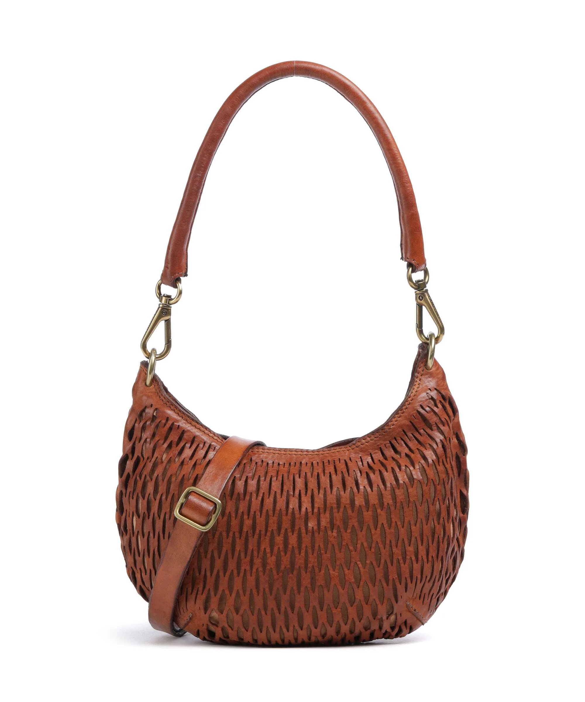 Campomaggi Schoudertas cognac
