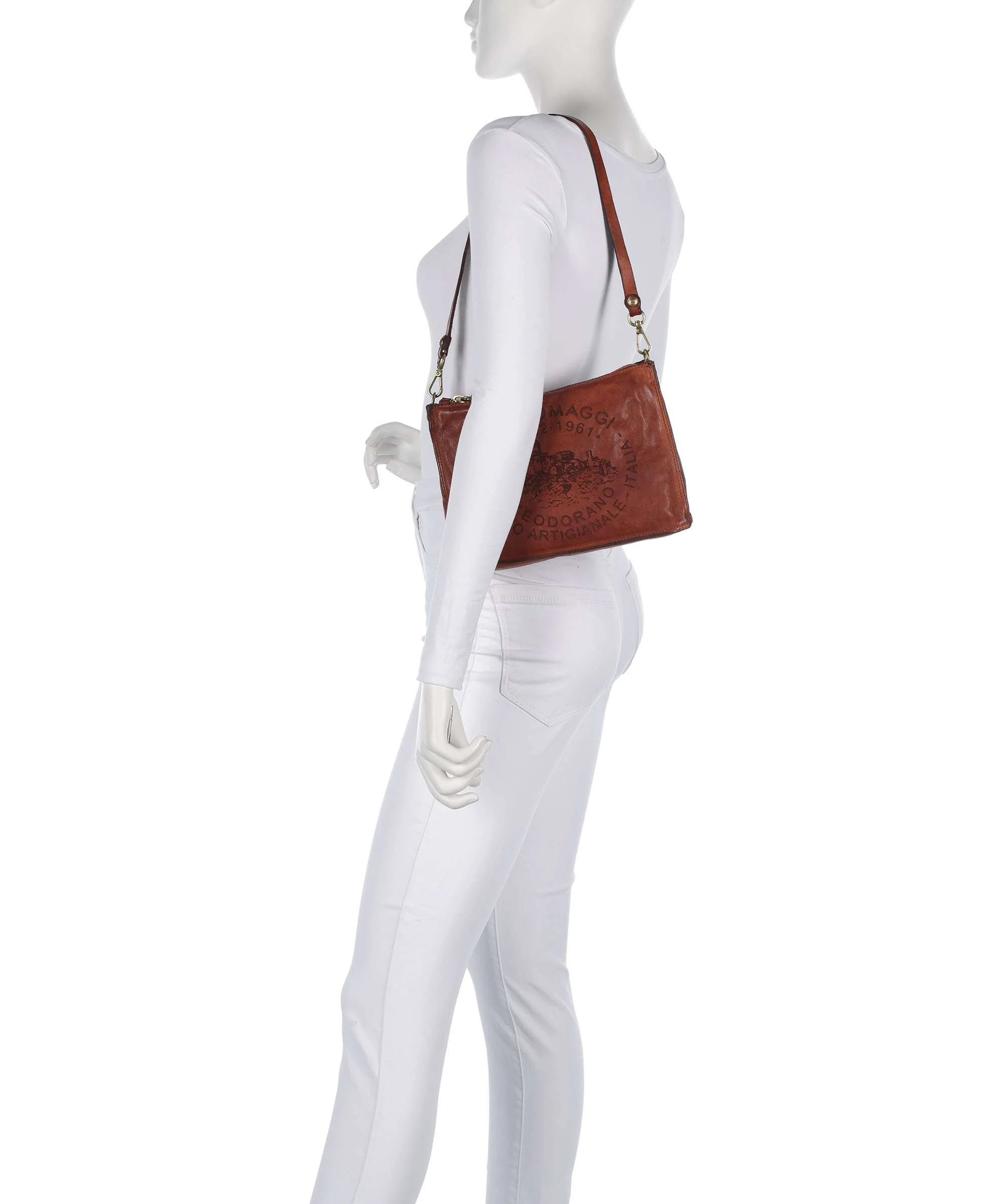 Campomaggi Schoudertas cognac - Image 3