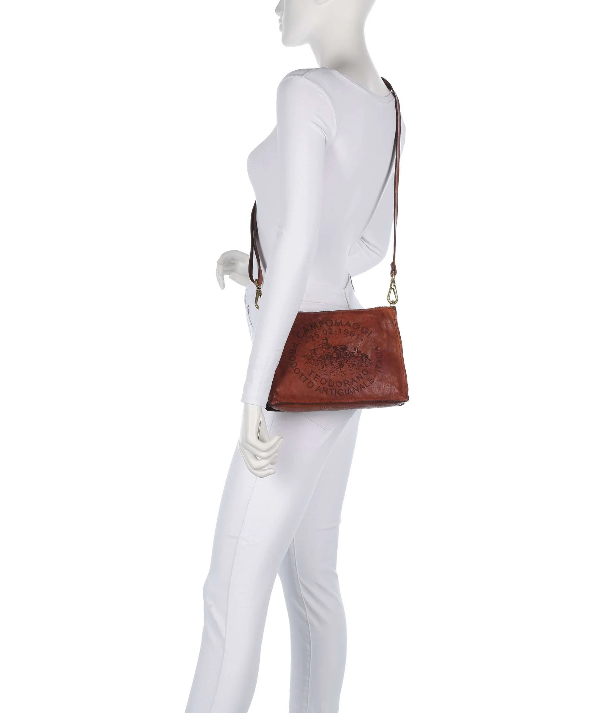 Campomaggi Schoudertas cognac - Image 4