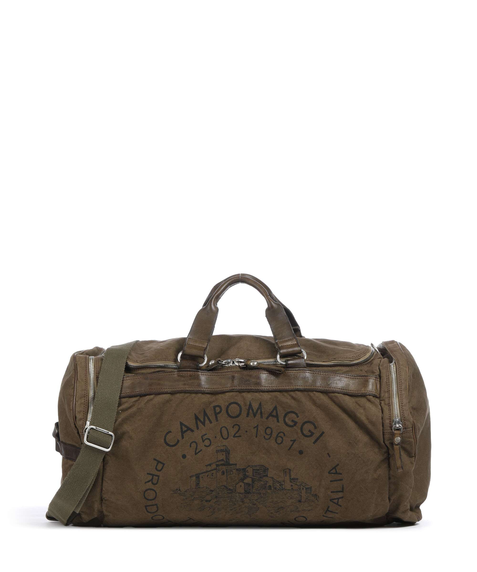 Campomaggi Weekendtas verde militare/nera