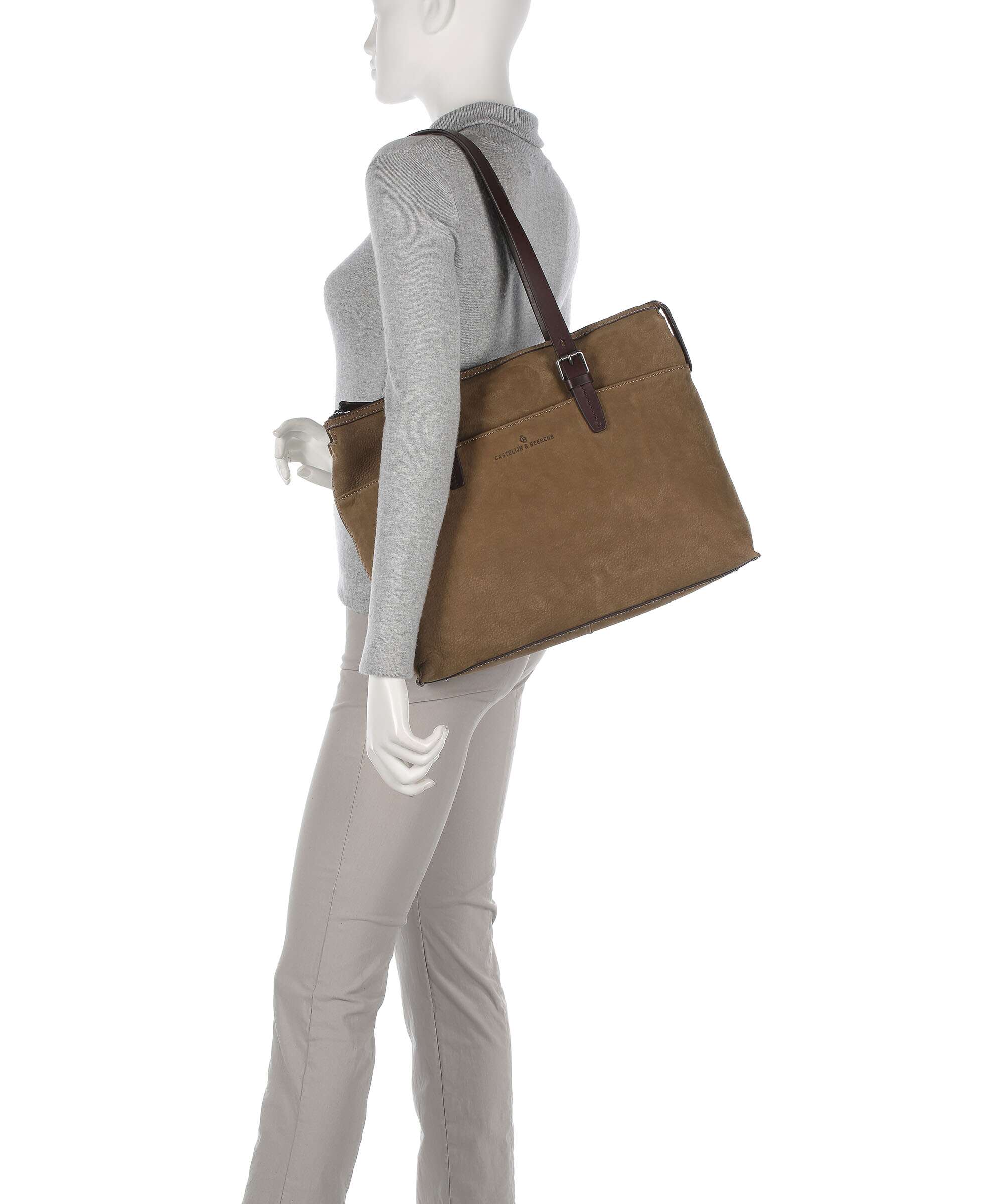 Castelijn & Beerens Boodschappentas taupe - Image 3