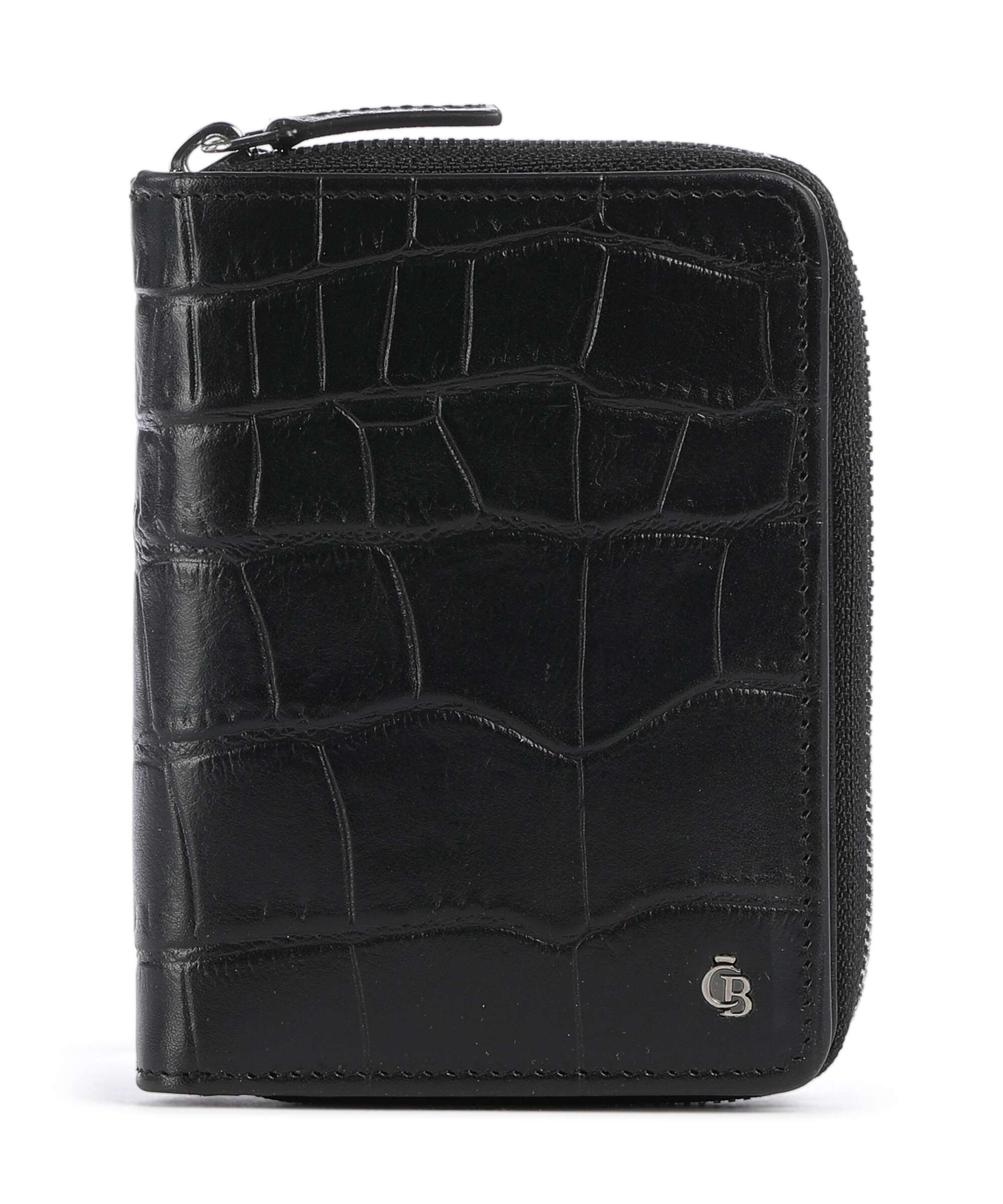 Castelijn & Beerens Croco Portemonnee black