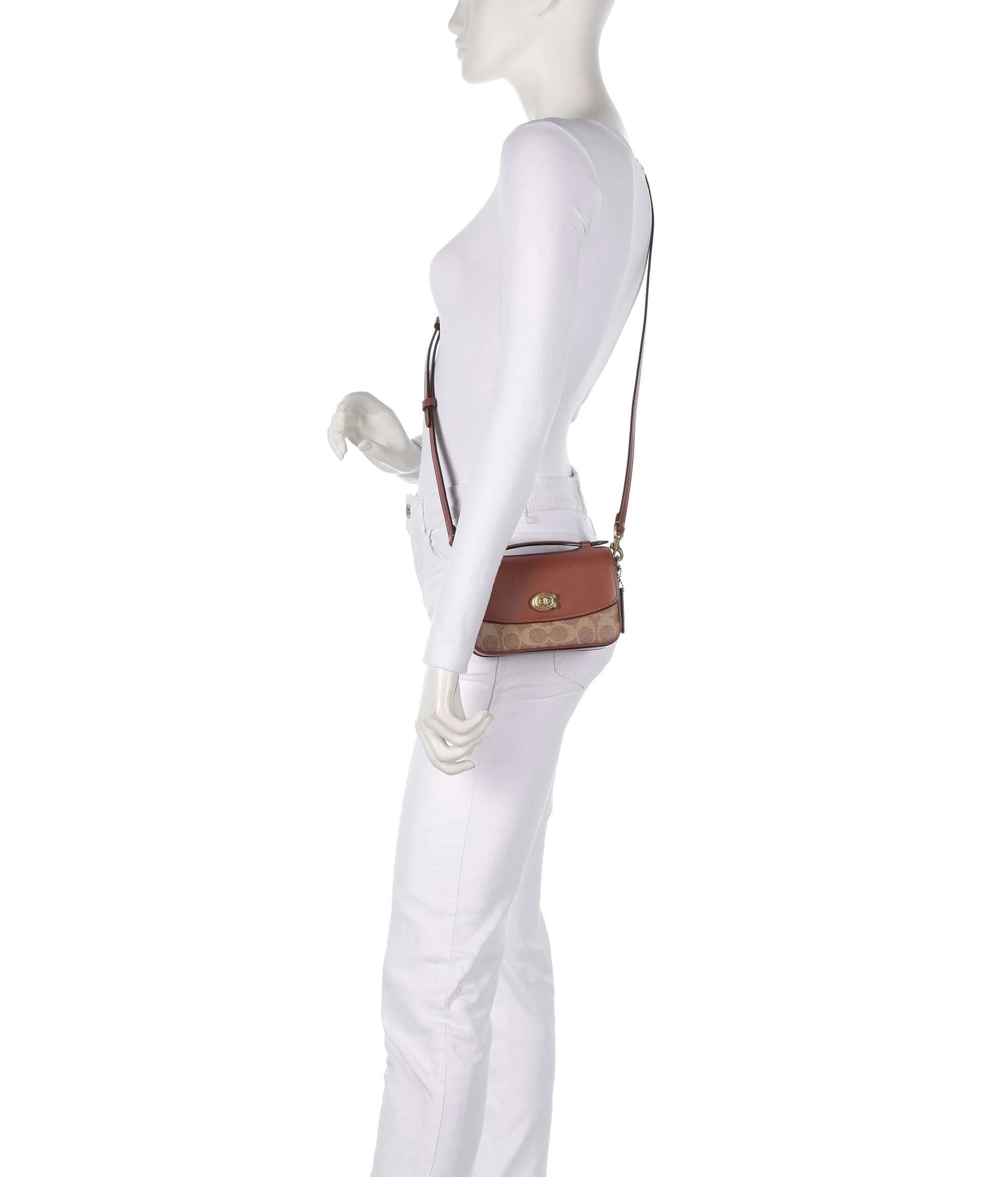 Coach Cassie 17 Crossbody tas tan caramel - Image 3