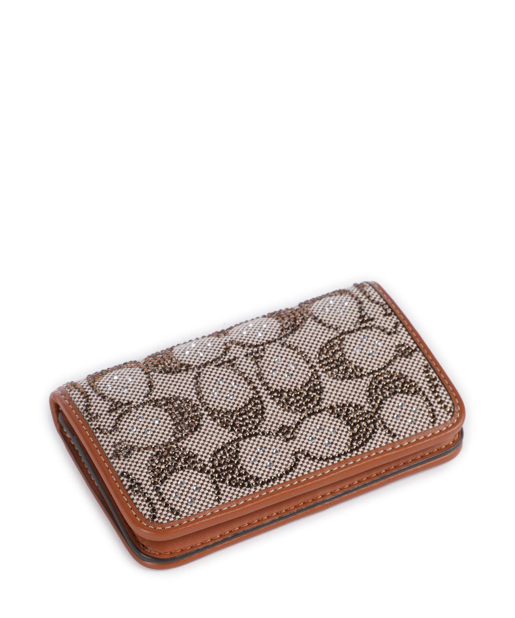 Coach Essential Crystal Signature Jacquard Portemonnee burnished amber - Image 4