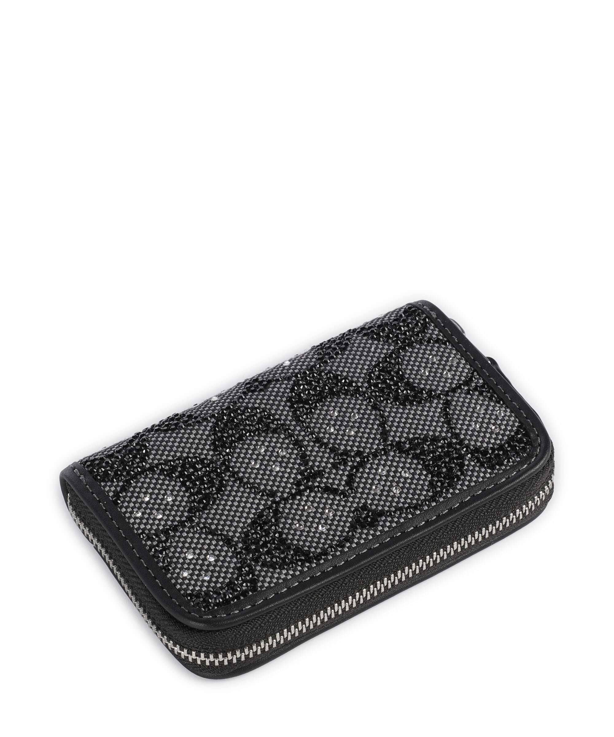 Coach Essential Crystal Signature Jacquard Portemonnee black - Image 4