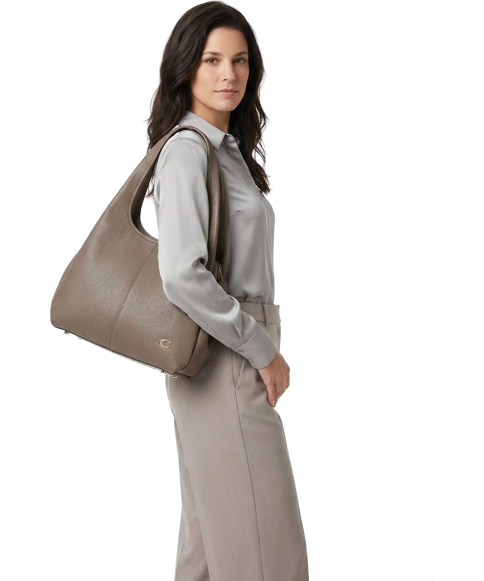Coach Lana Hobo tas dark stone - Image 3