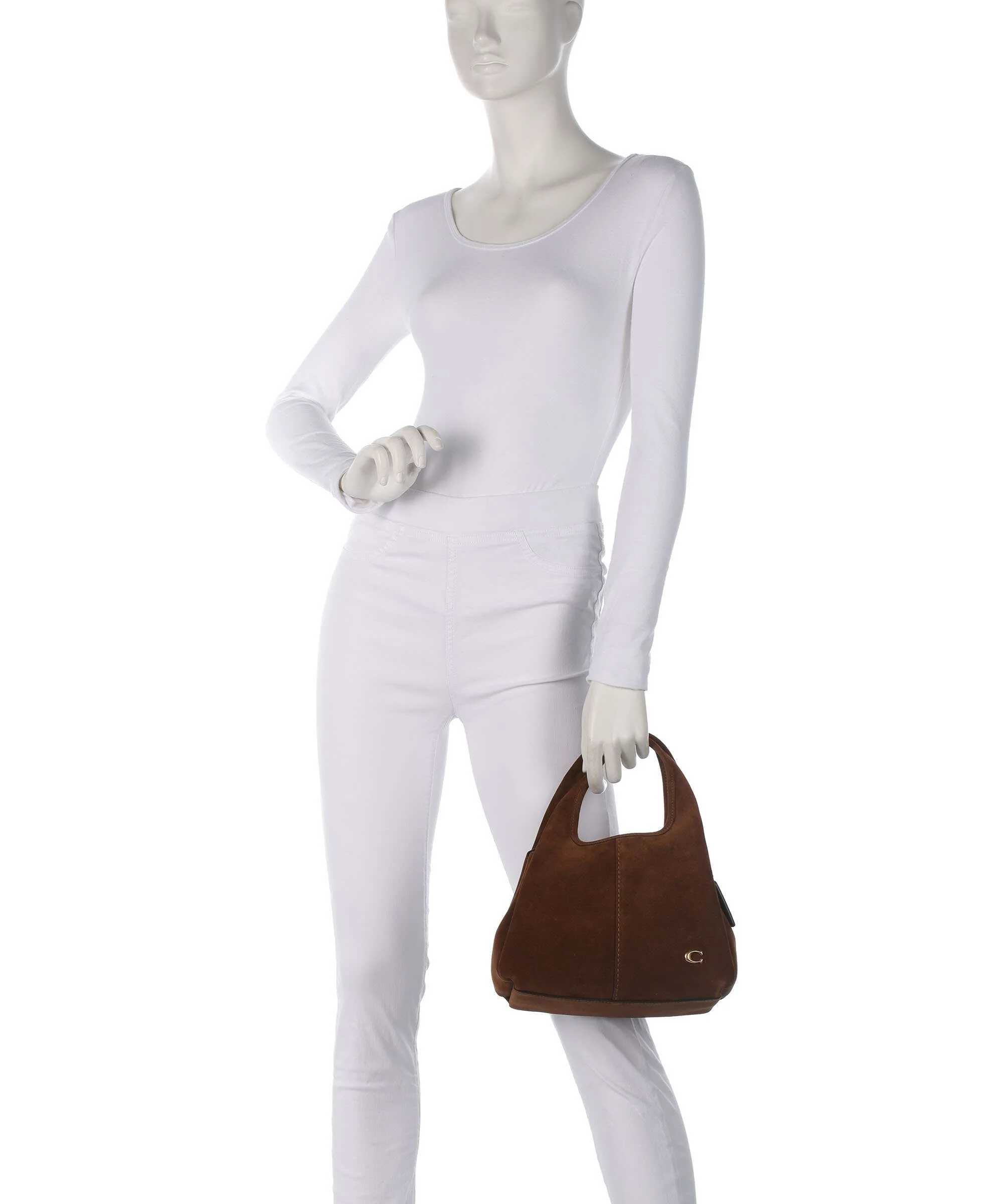 Coach Lana Suede 23 Handtas warm brown - Image 3