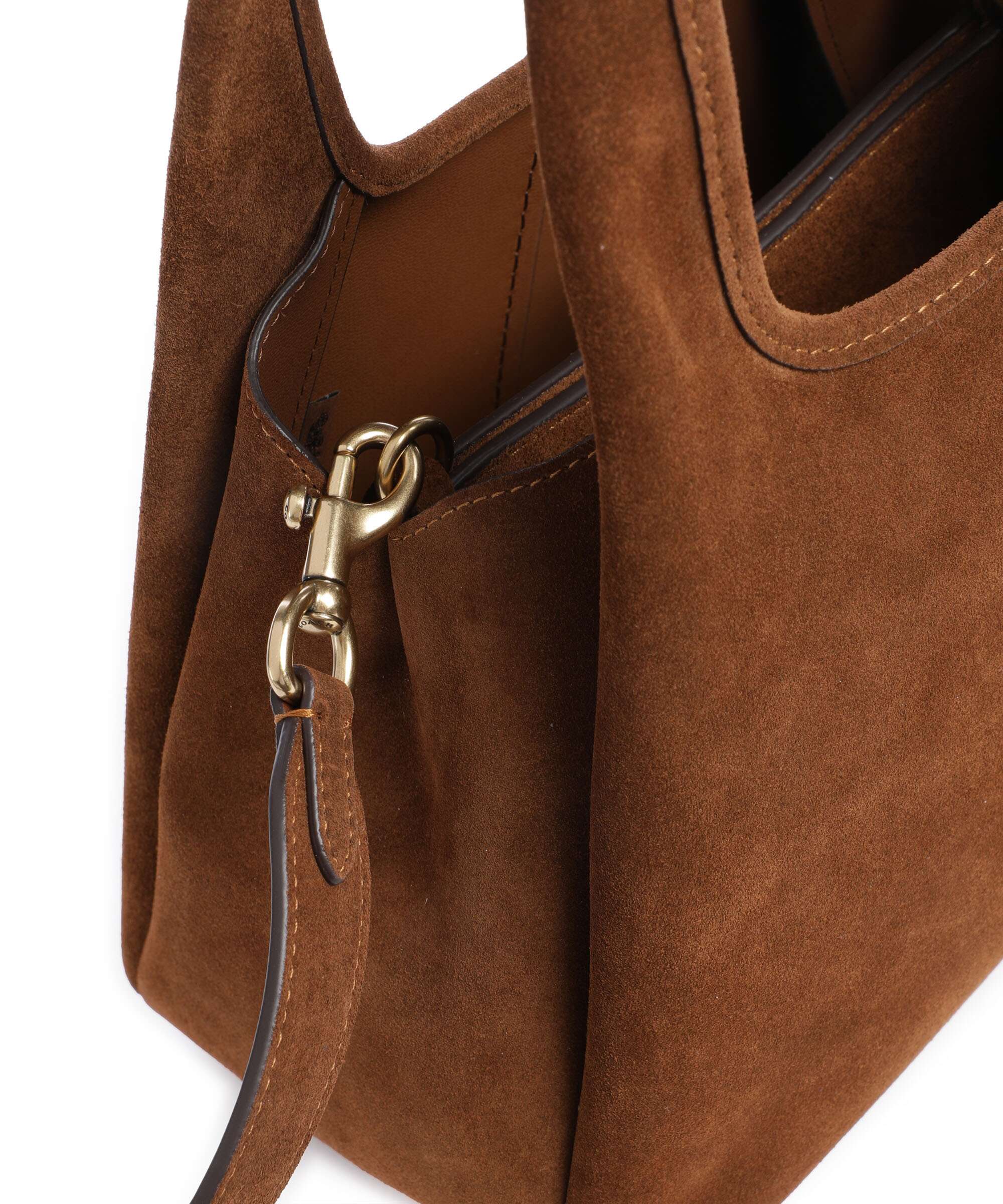 Coach Lana Suede 23 Handtas warm brown - Image 4