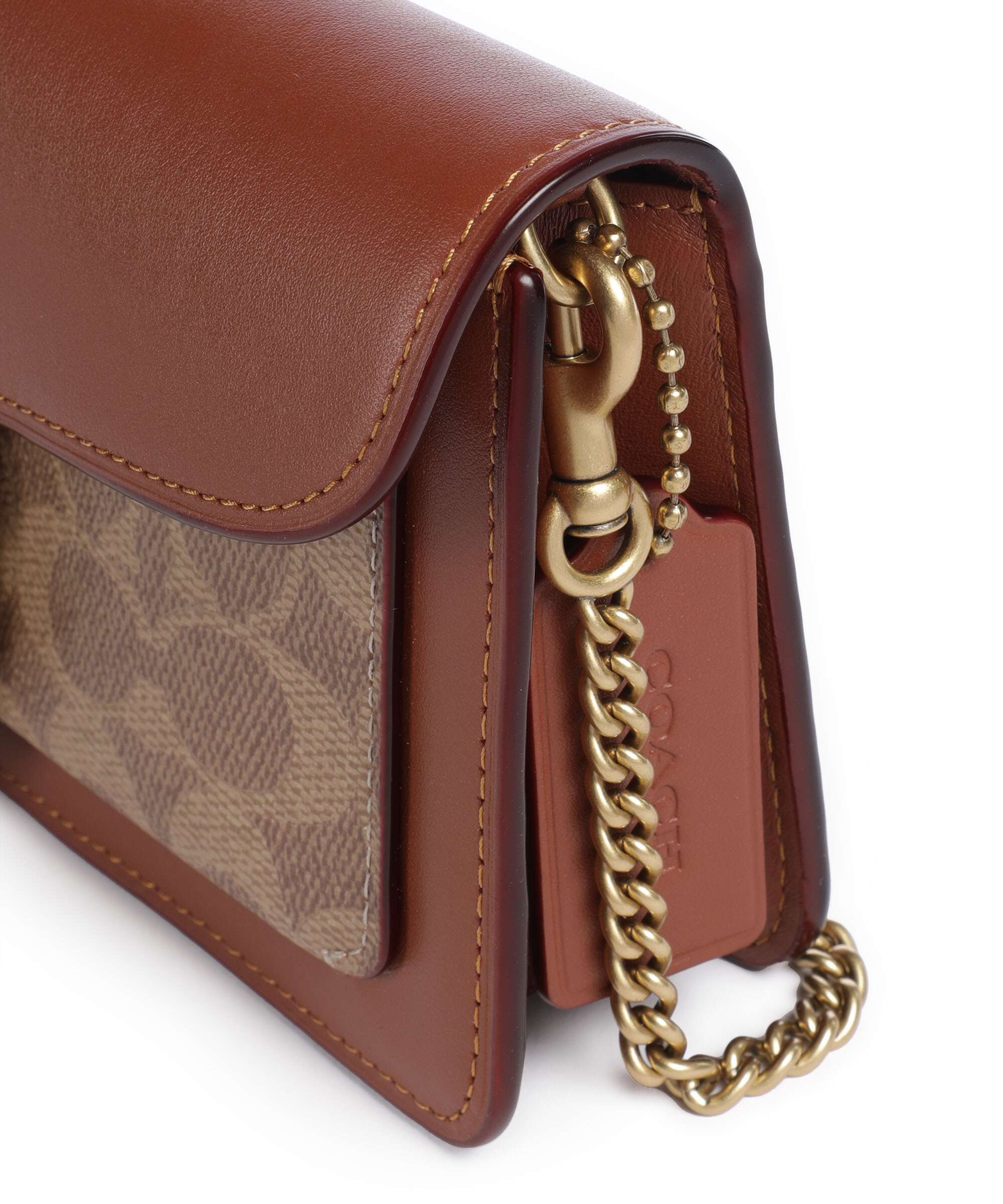 Coach Tabby Chain Crossbody tas tan caramel - Image 4
