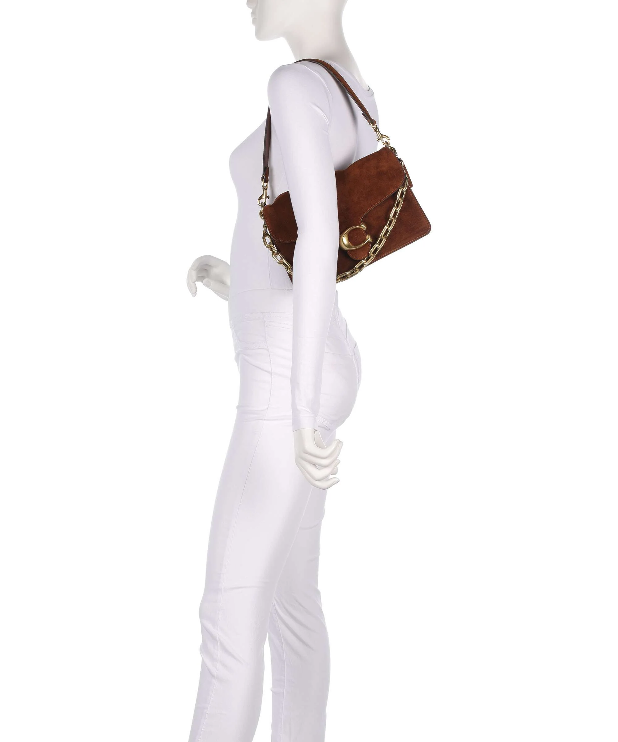 Coach Tabby Chain Schoudertas warm brown - Image 3