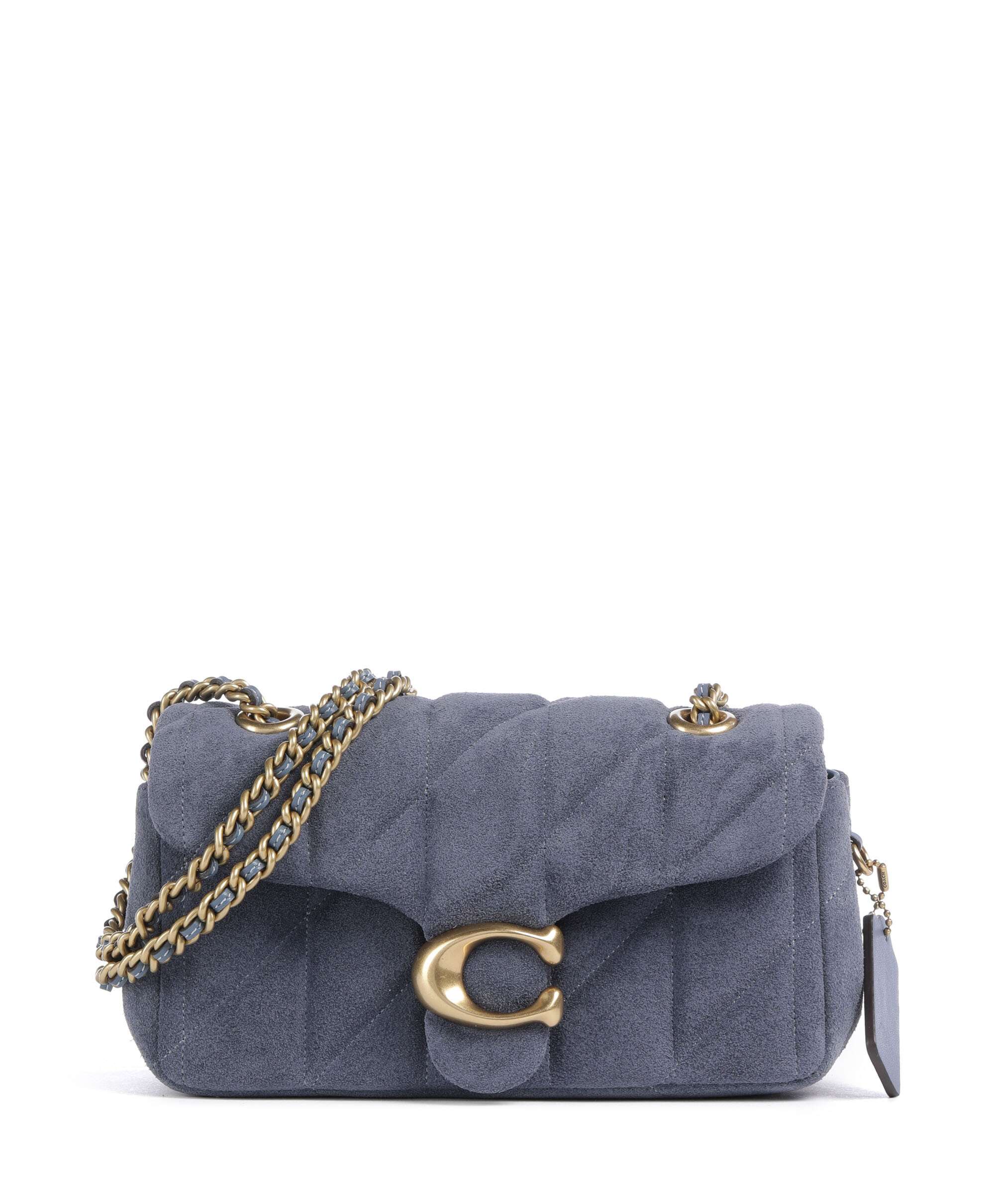 Coach Tabby Quilted 20 Schoudertas light denim