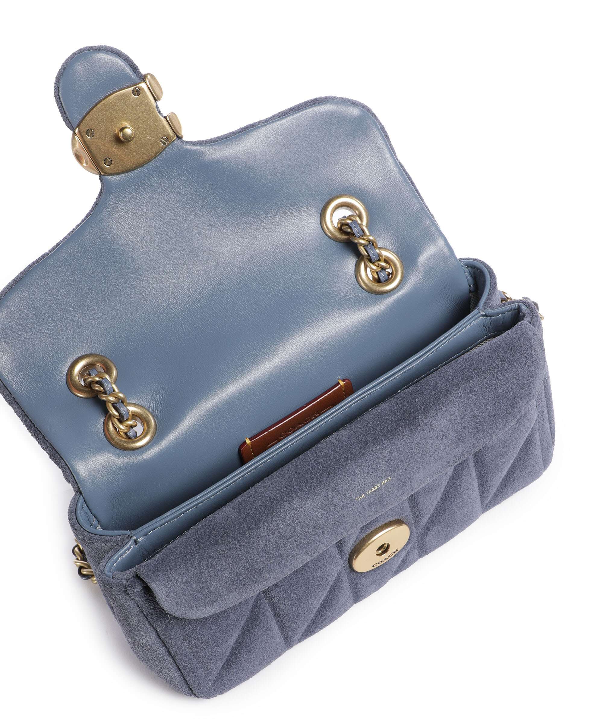 Coach Tabby Quilted 20 Schoudertas light denim - Image 8