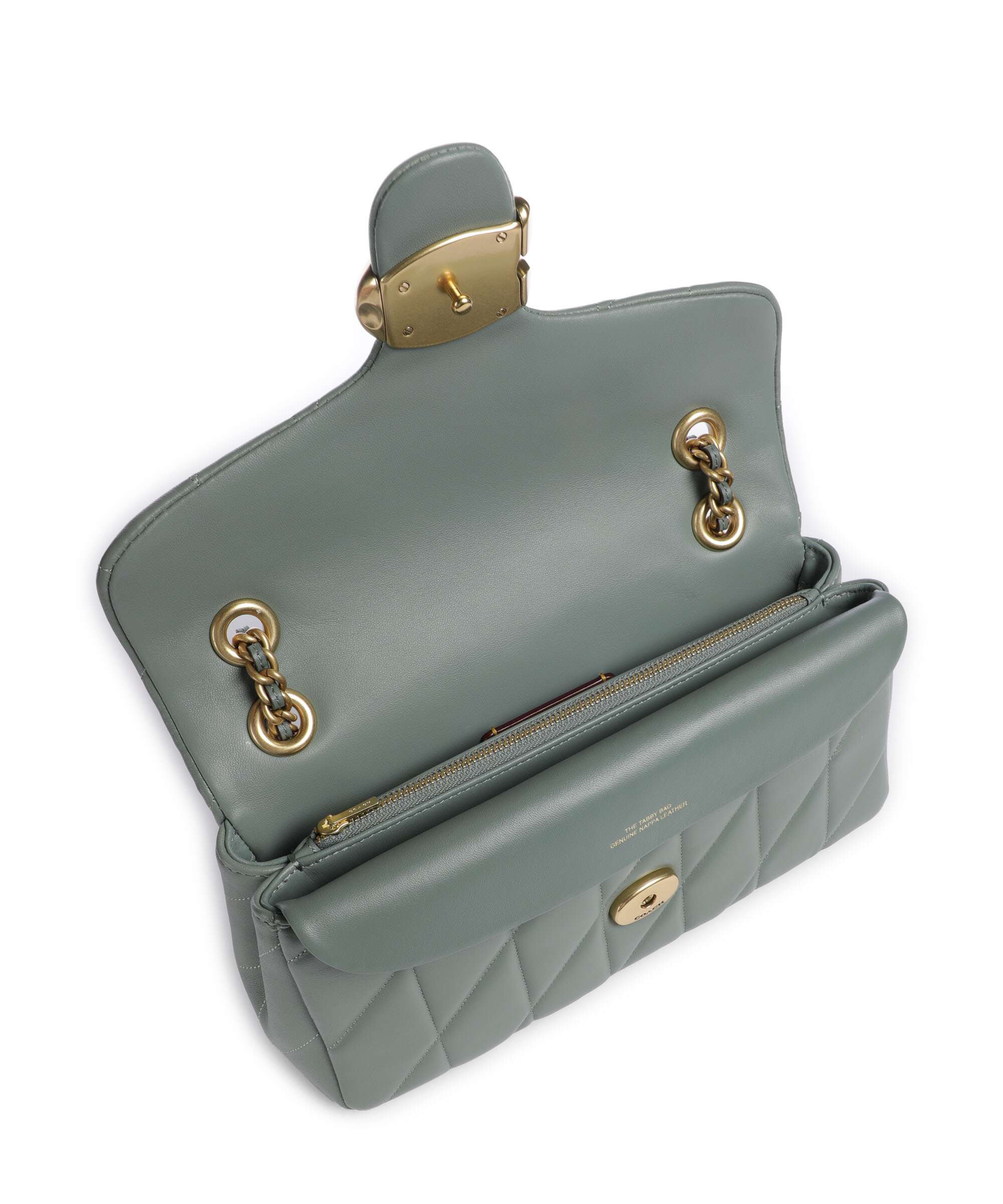 Coach Tabby Quilted 26 Schoudertas sage - Image 7
