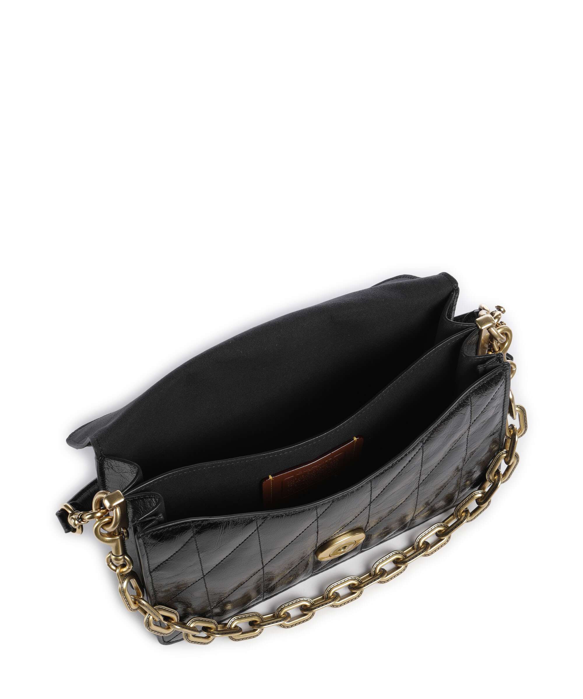 Coach Tabby Quilted Glazed Schoudertas black - Image 7