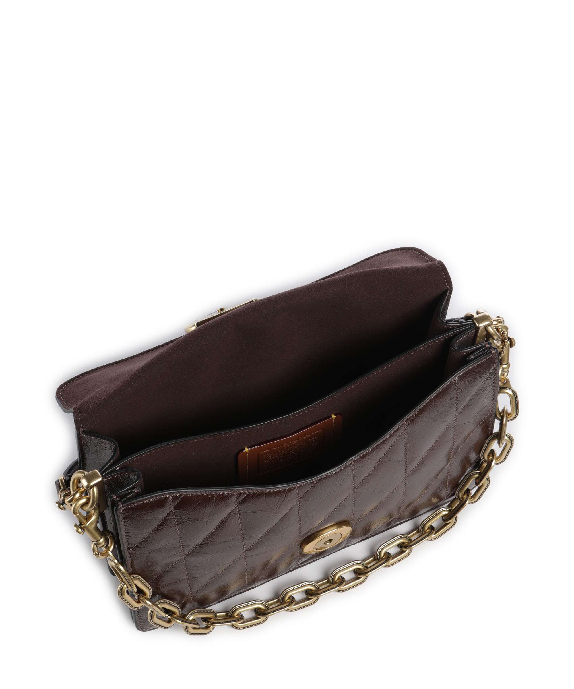 Coach Tabby Quilted Glazed Schoudertas maple - Image 7
