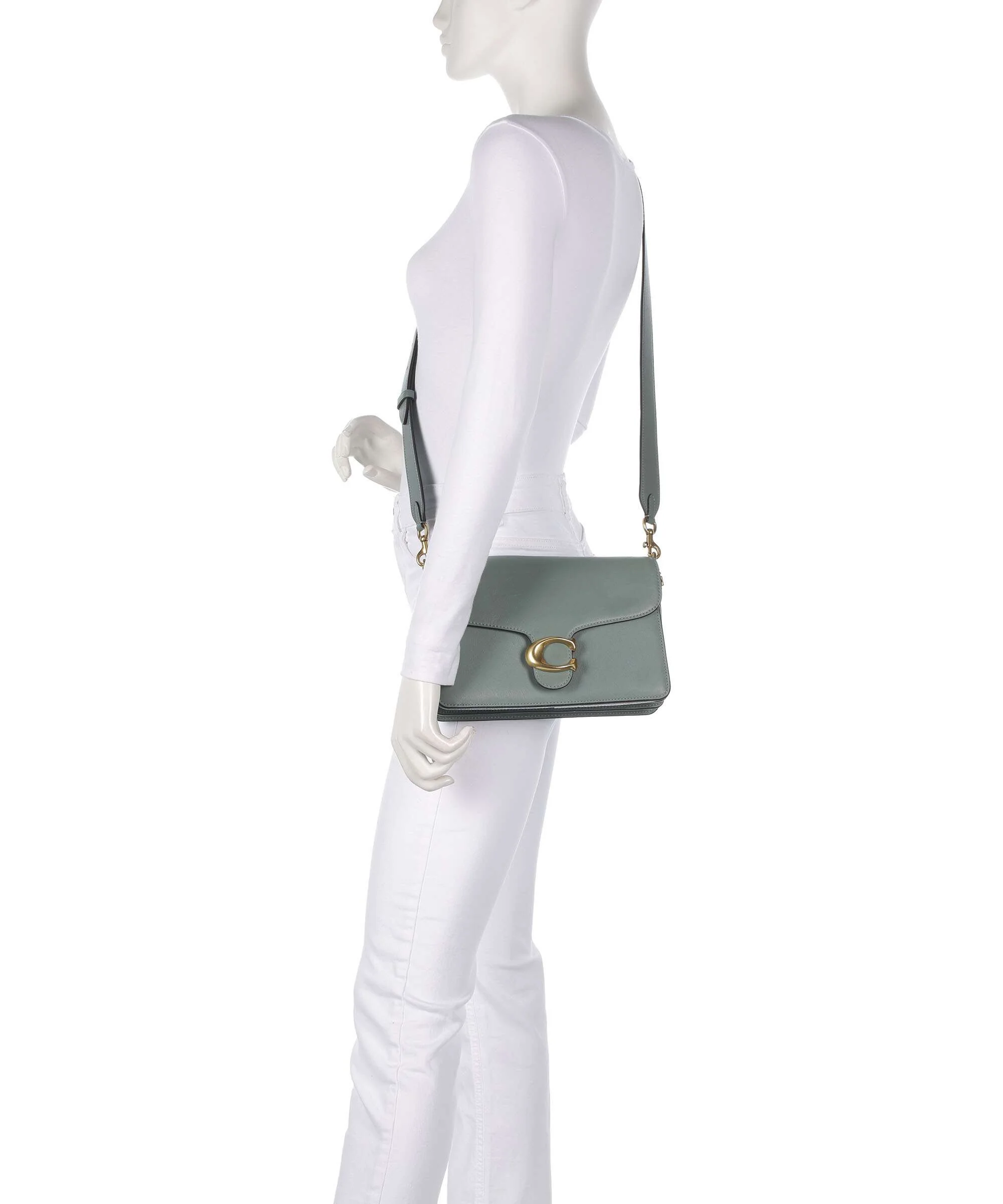 Coach Tabby Soft Chain Schoudertas sage - Image 4