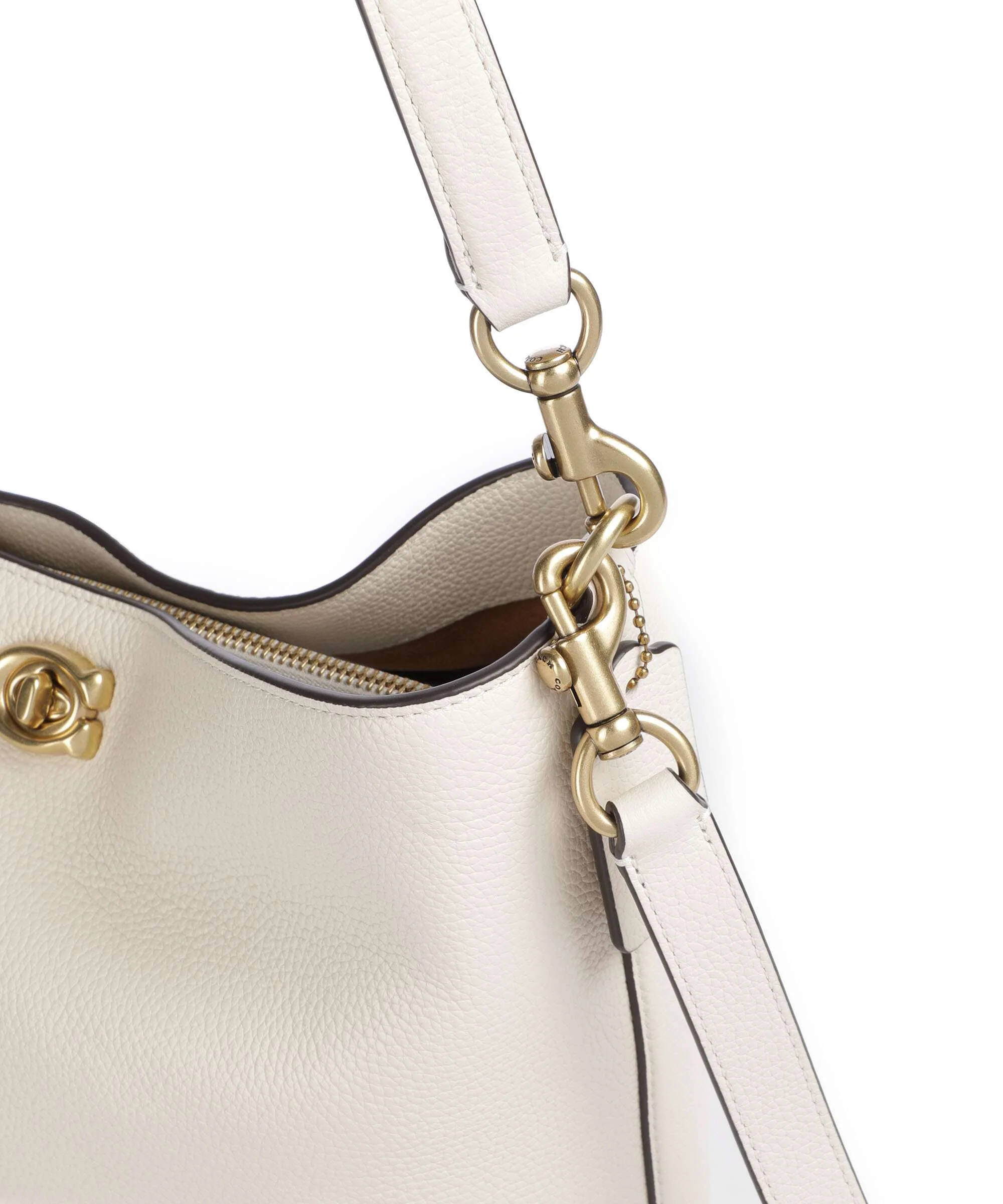 Coach Willow Soft Hobo tas chalk - Image 4