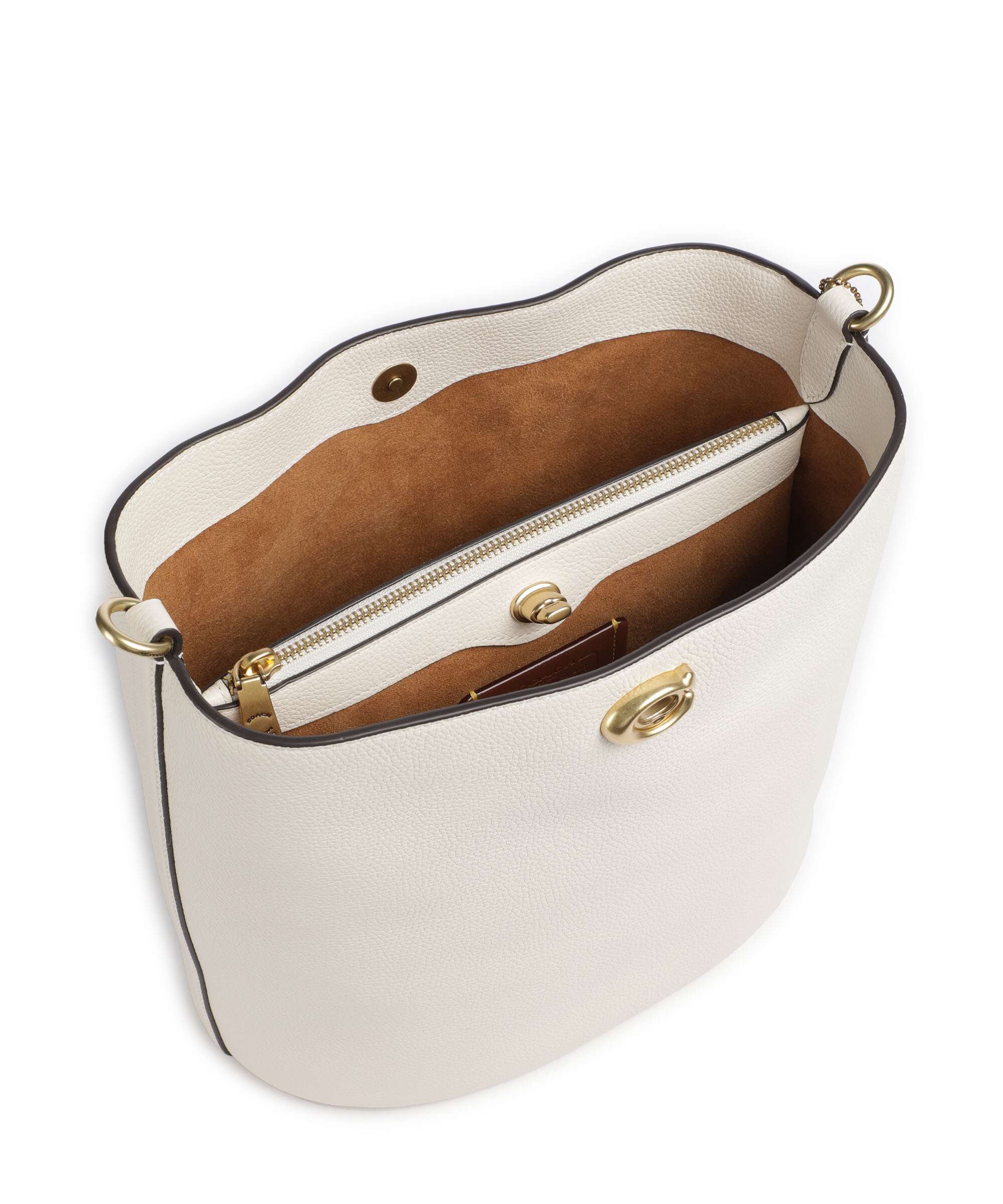 Coach Willow Soft Hobo tas chalk - Image 6