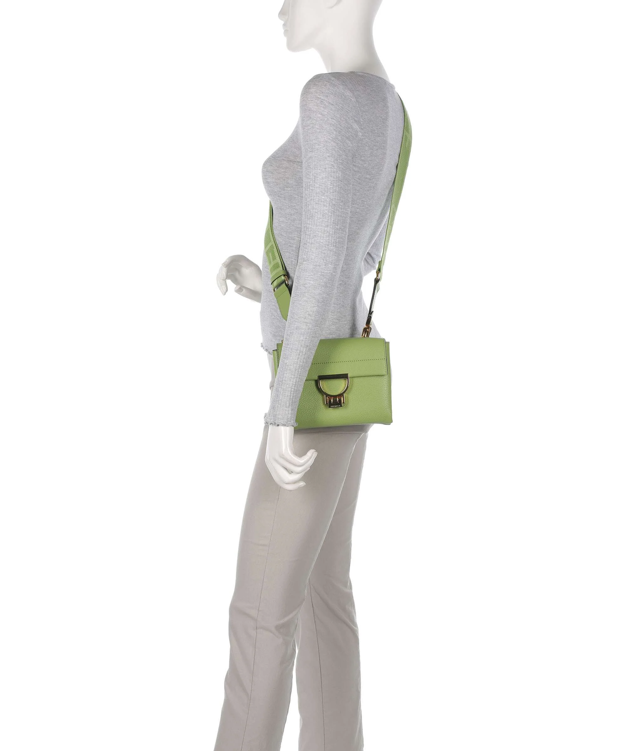 Coccinelle Arlettis Signature Crossbody tas guacamole - Image 3