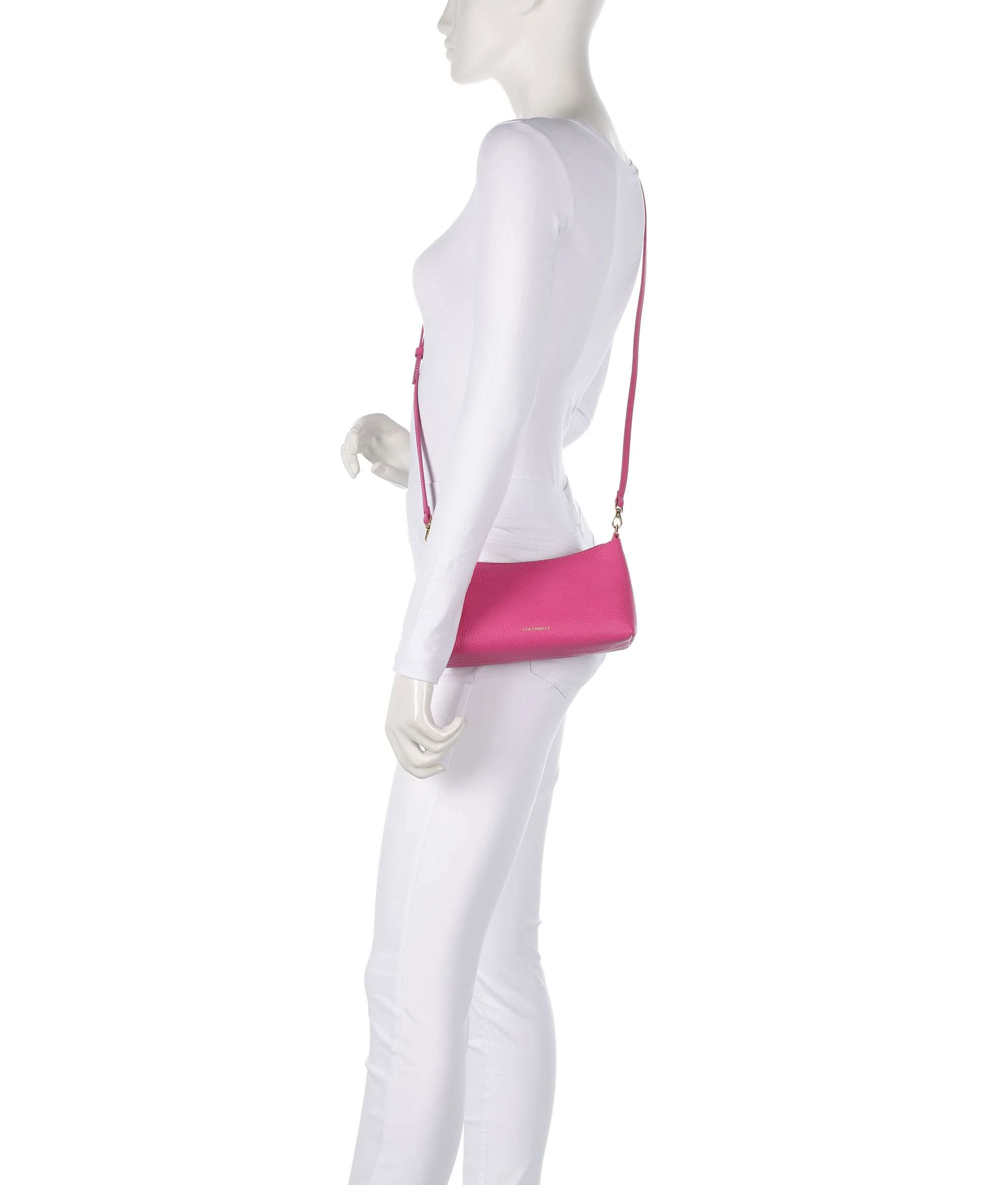 Coccinelle Aura Schoudertas new fucsia - Image 4