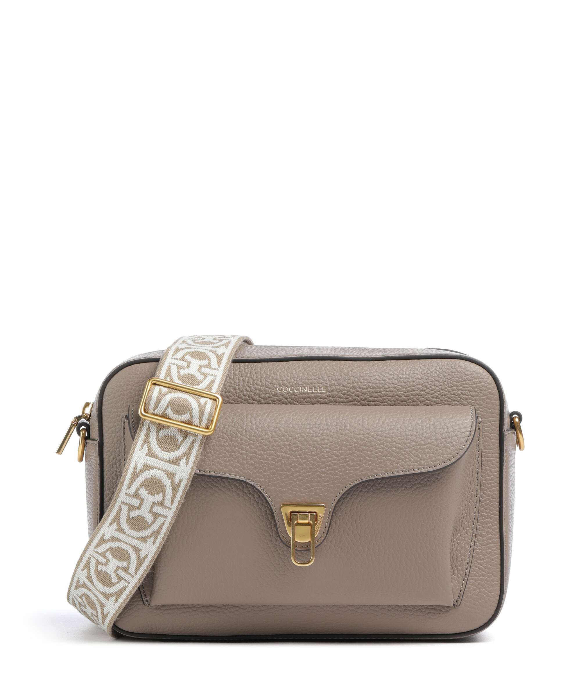 Coccinelle Beat Crossbody tas warm taupe