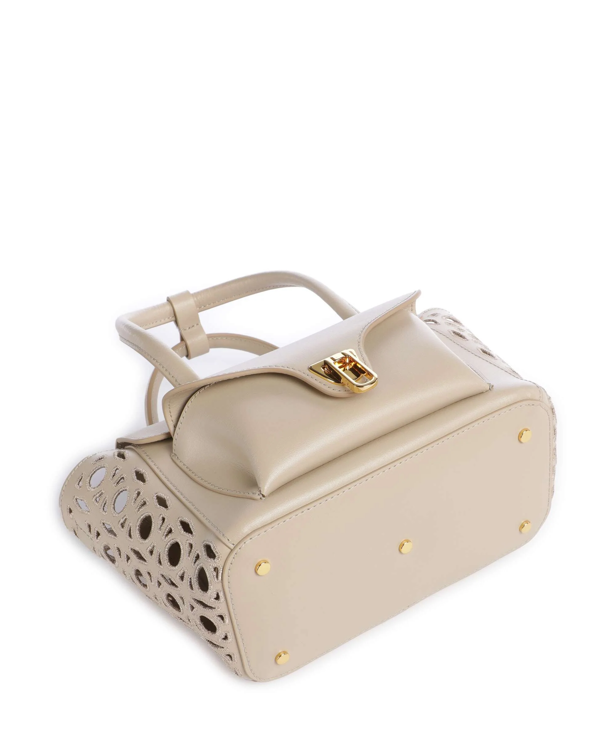 Coccinelle Beat Double Monogram Handtas sandshell - Image 5