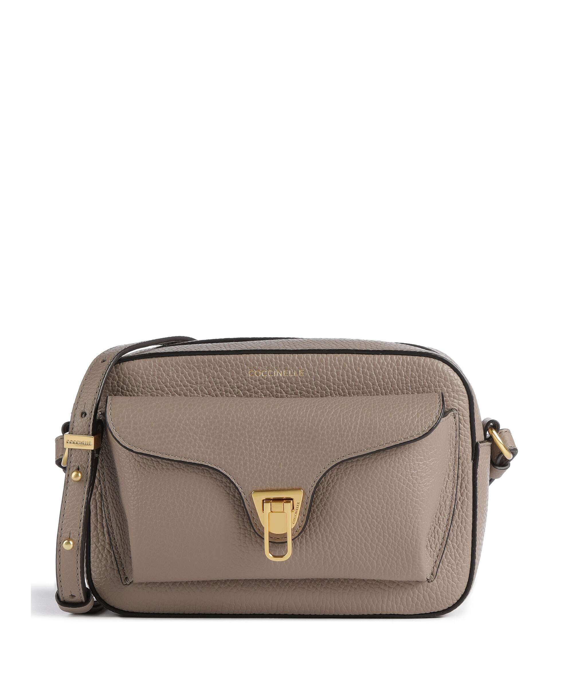 Coccinelle Beat Soft Crossbody tas warm taupe