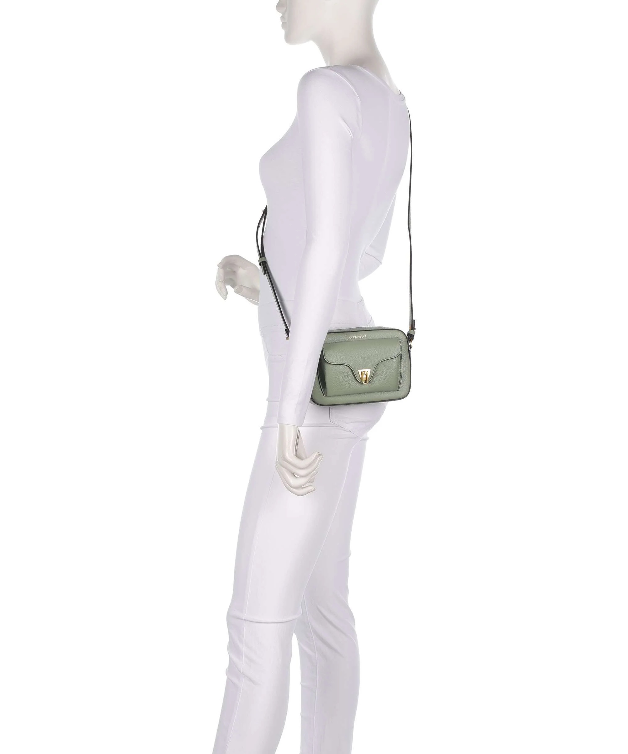Coccinelle Beat Soft Crossbody tas greenery - Image 3