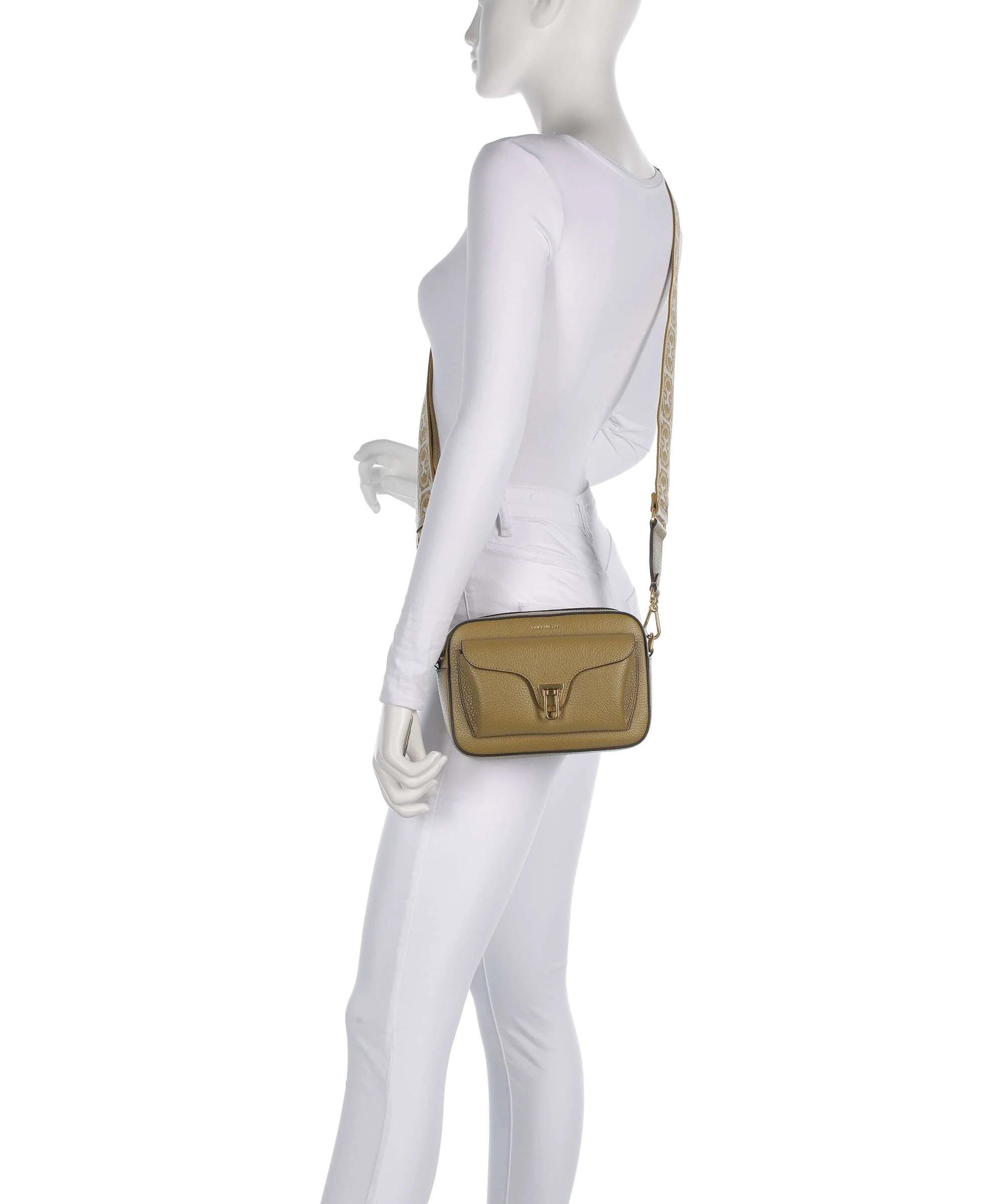 Coccinelle Beat Soft Ribbon Crossbody tas seagrass - Image 3