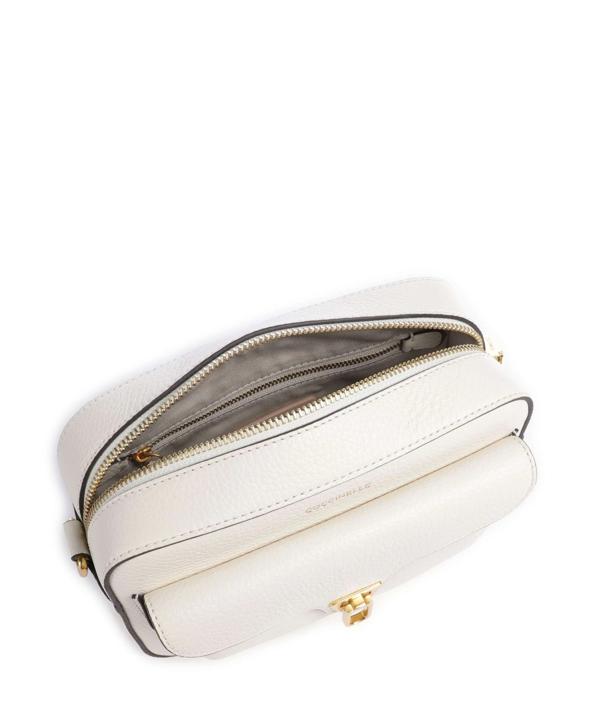 Coccinelle Beat Soft Ribbon Crossbody tas pearl - Image 6