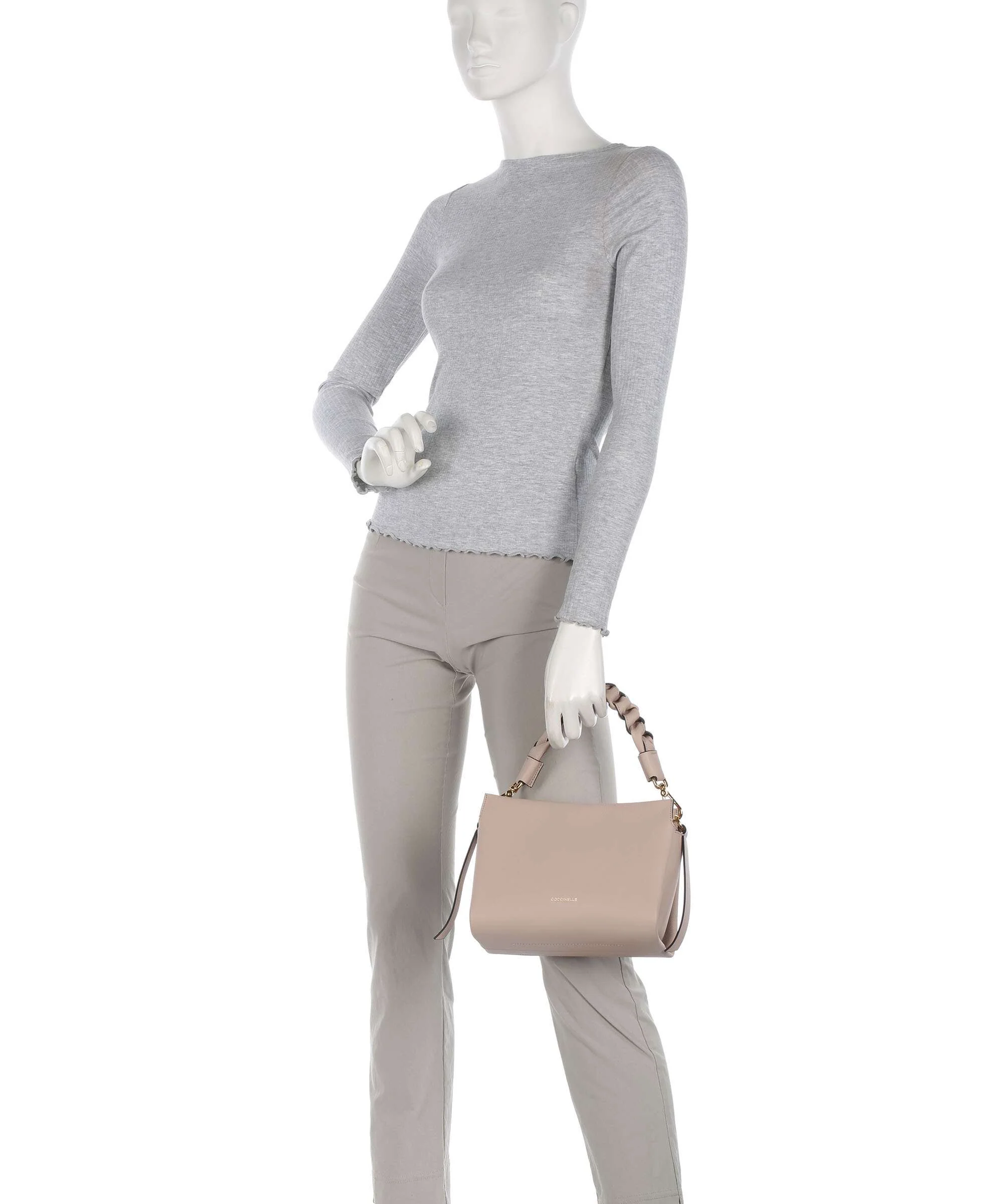 Coccinelle Boheme Grana Double Handtas rosette/warm taupe - Image 3