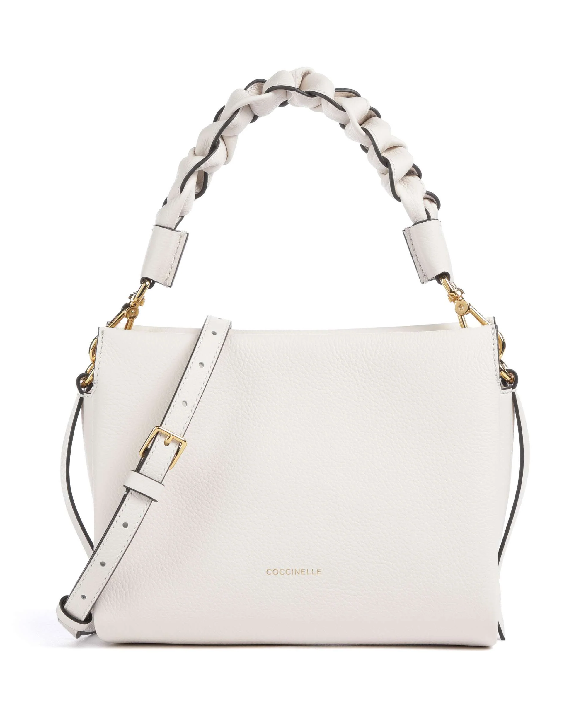 Coccinelle Boheme Grana Double Handtas blanco/skin
