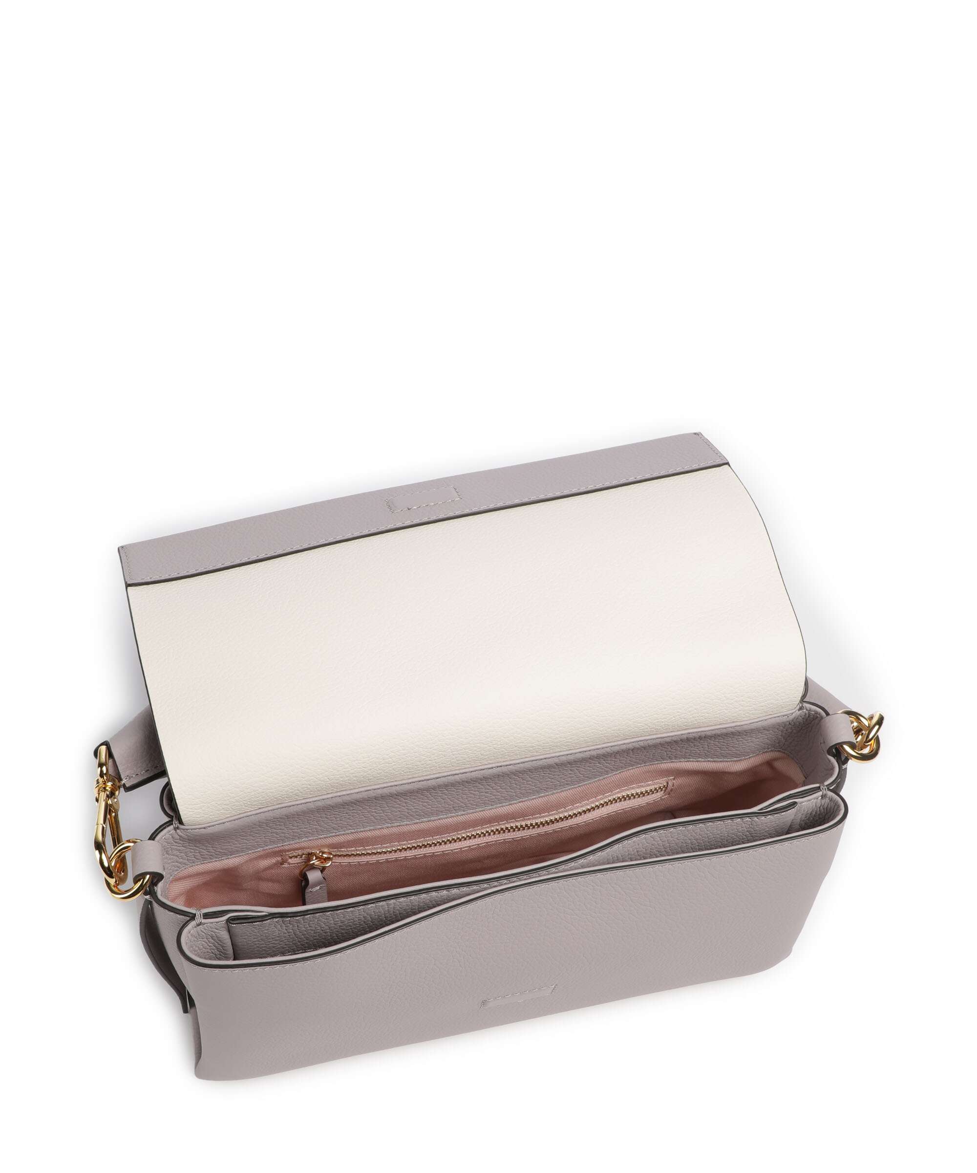 Coccinelle Boheme Grana Double Schoudertas oyster/pearl - Image 6