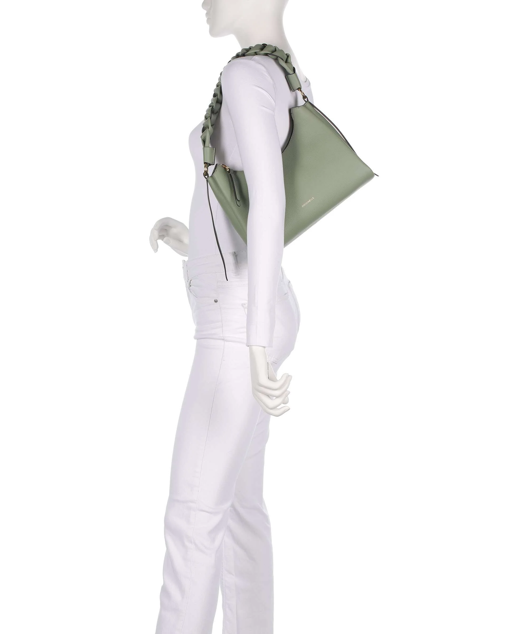 Coccinelle Boheme Grana Double Schoudertas greenery/rosett - Image 3