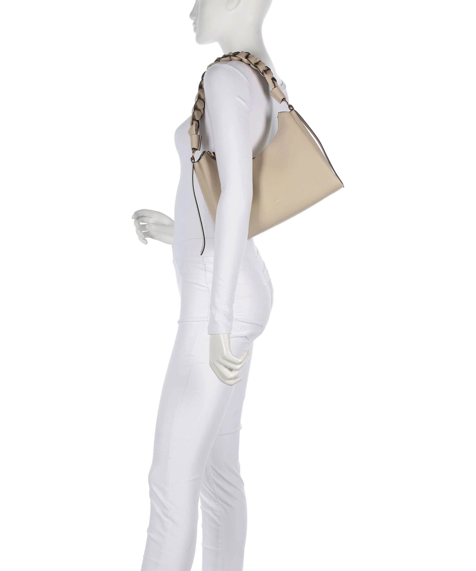 Coccinelle Boheme Grana Double Schoudertas sandshell/seagrass - Image 3