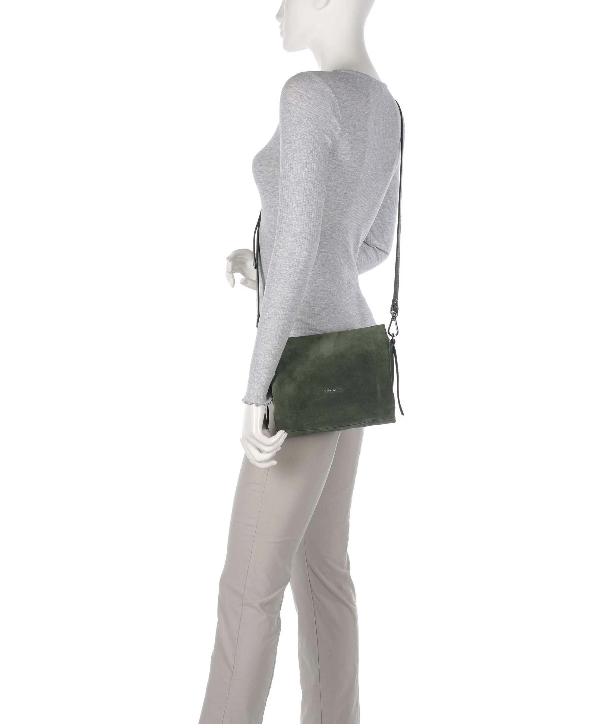 Coccinelle Boheme Suede Handtas alga - Image 3