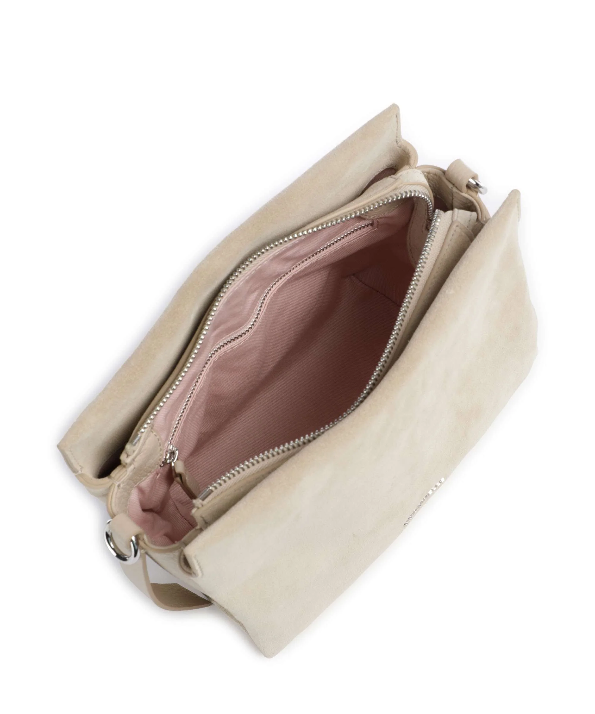 Coccinelle Boheme Suede Handtas sandshell - Image 5