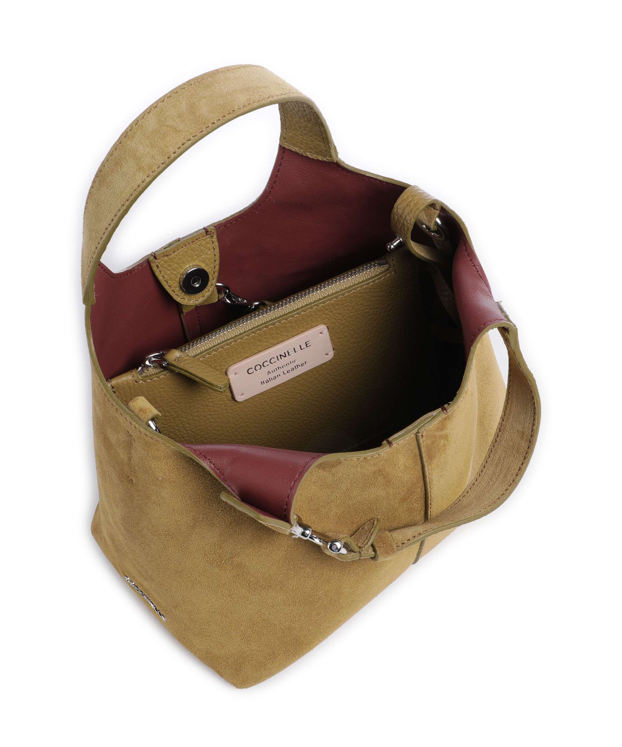 Coccinelle C-Easy Suede Handtas seagrass - Image 6