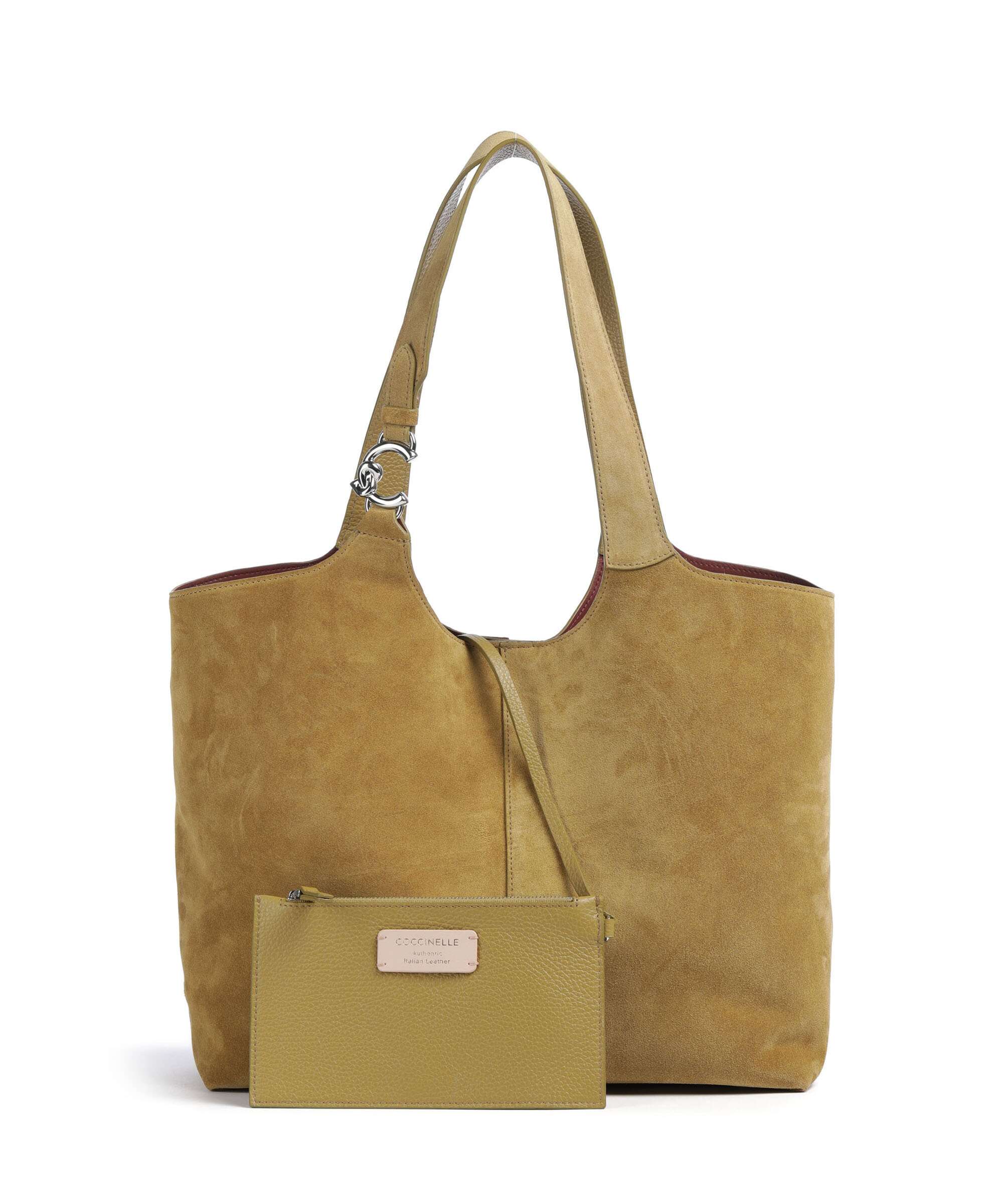 Coccinelle C-Easy Suede Hobo tas seagrass - Image 2