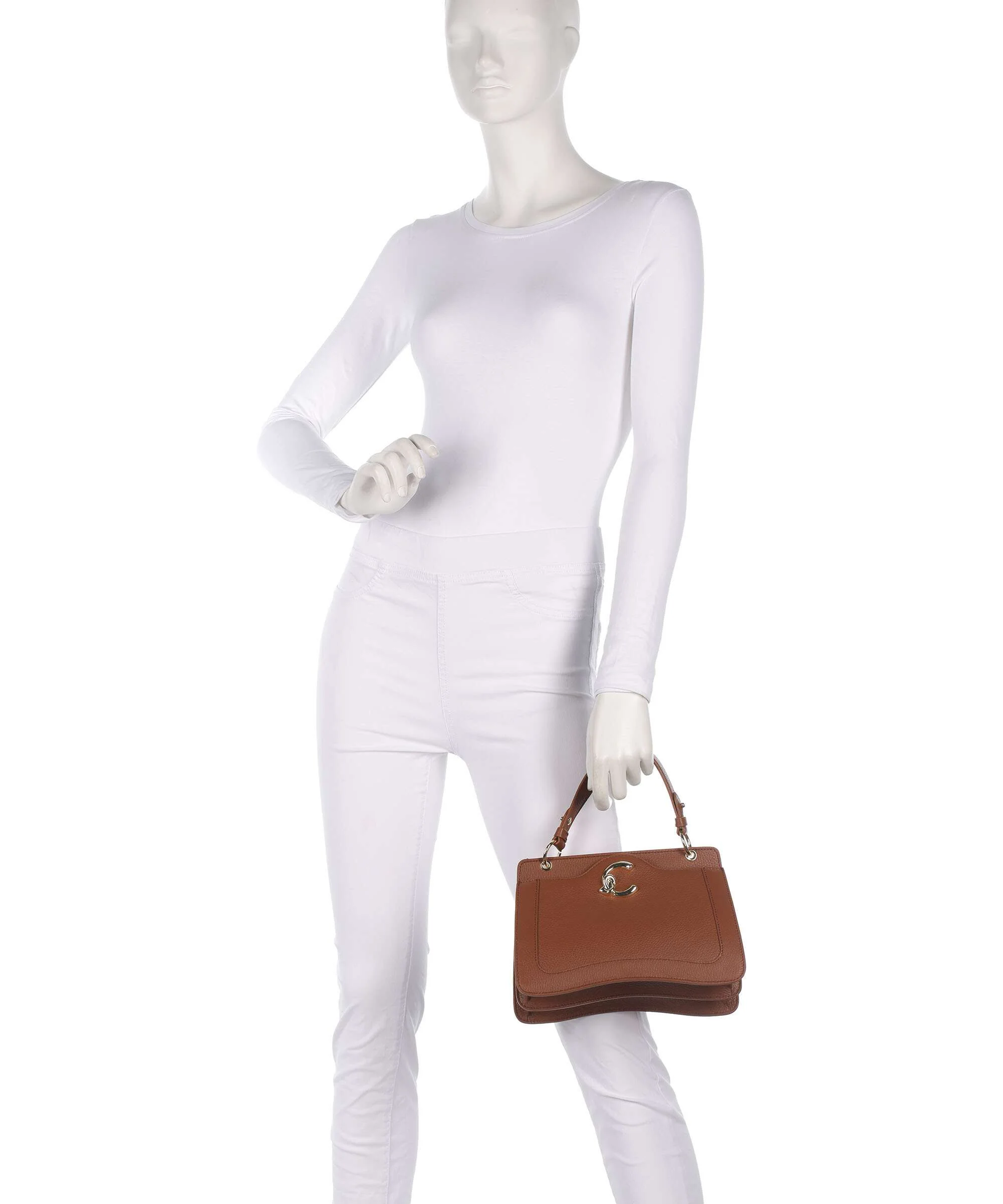 Coccinelle C-Me Handtas cognac - Image 3