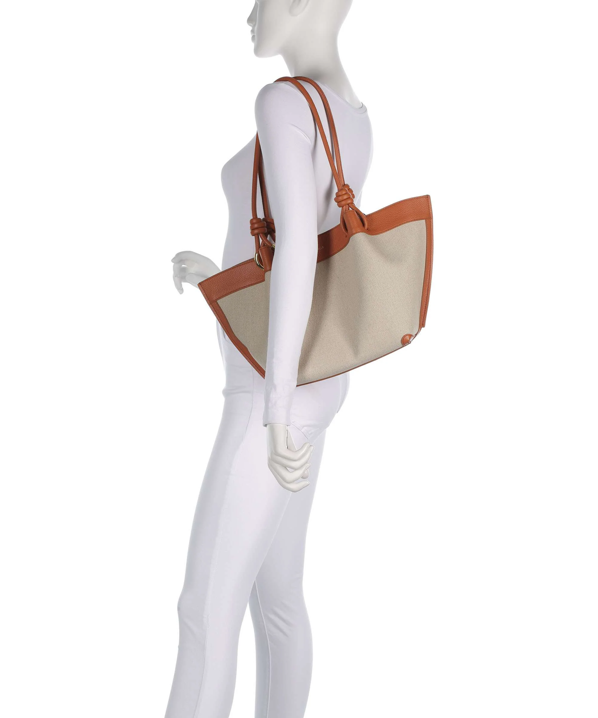Coccinelle Finn Canvas Hobo tas natural/crab - Image 3