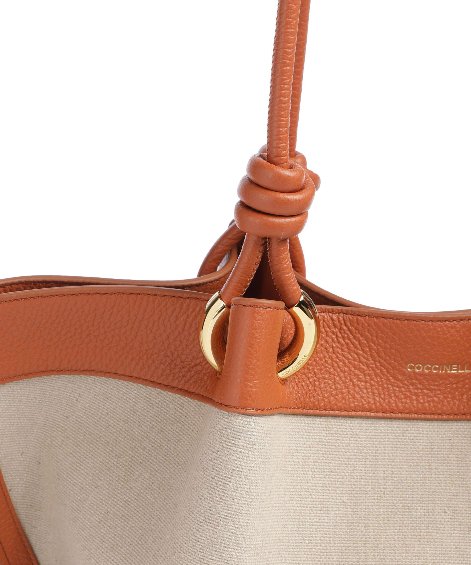 Coccinelle Finn Canvas Hobo tas natural/crab - Image 4