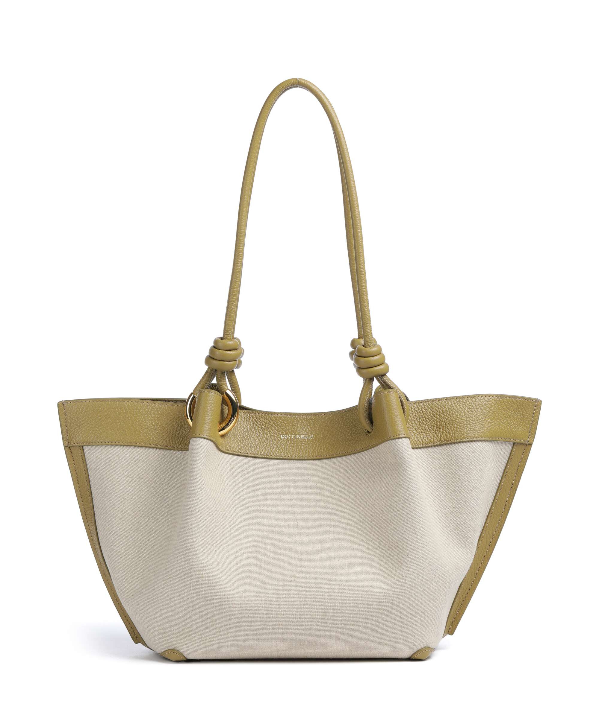 Coccinelle Finn Canvas Hobo tas natural/seagrass