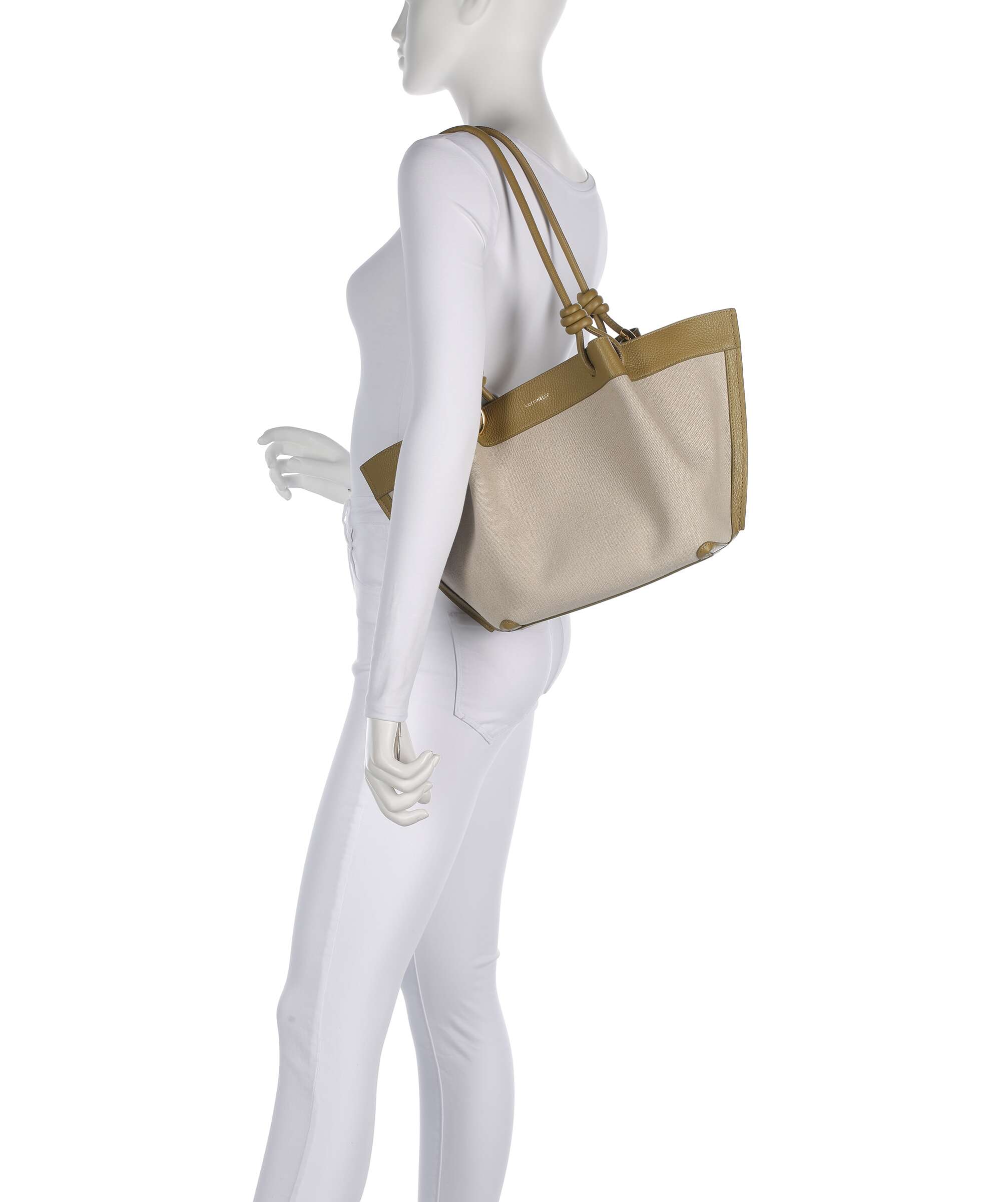 Coccinelle Finn Canvas Hobo tas natural/seagrass - Image 3