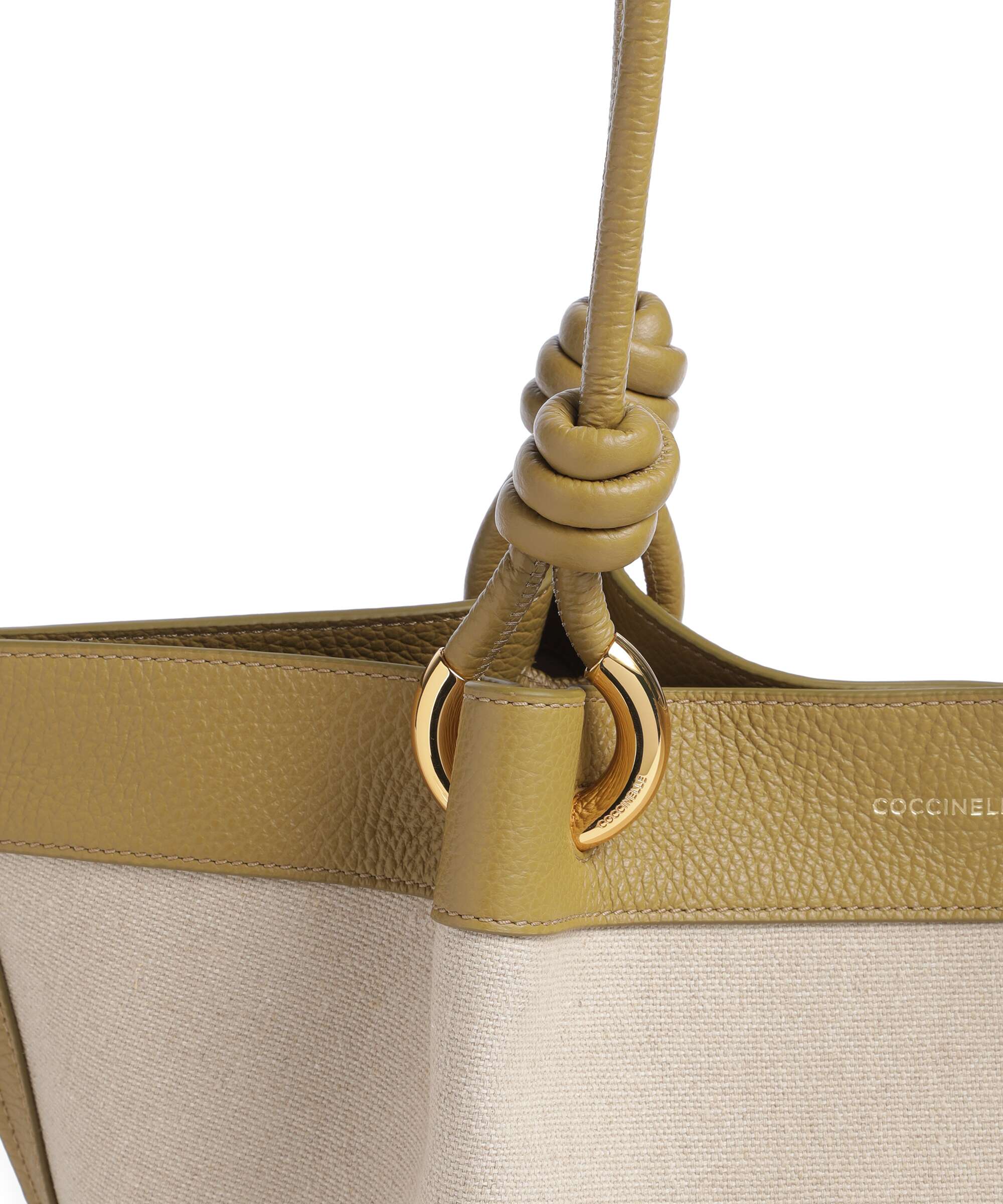 Coccinelle Finn Canvas Hobo tas natural/seagrass - Image 4