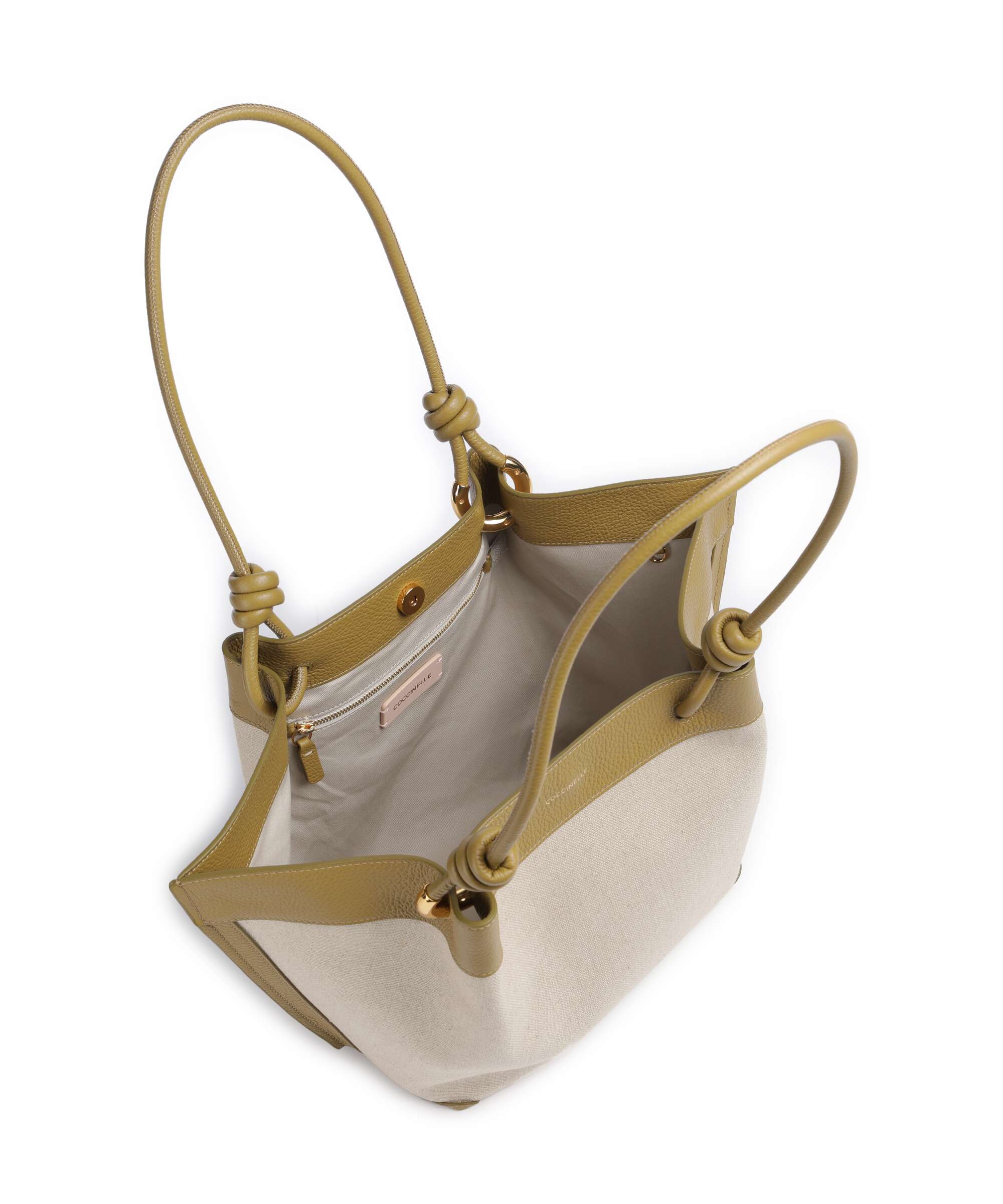 Coccinelle Finn Canvas Hobo tas natural/seagrass - Image 6