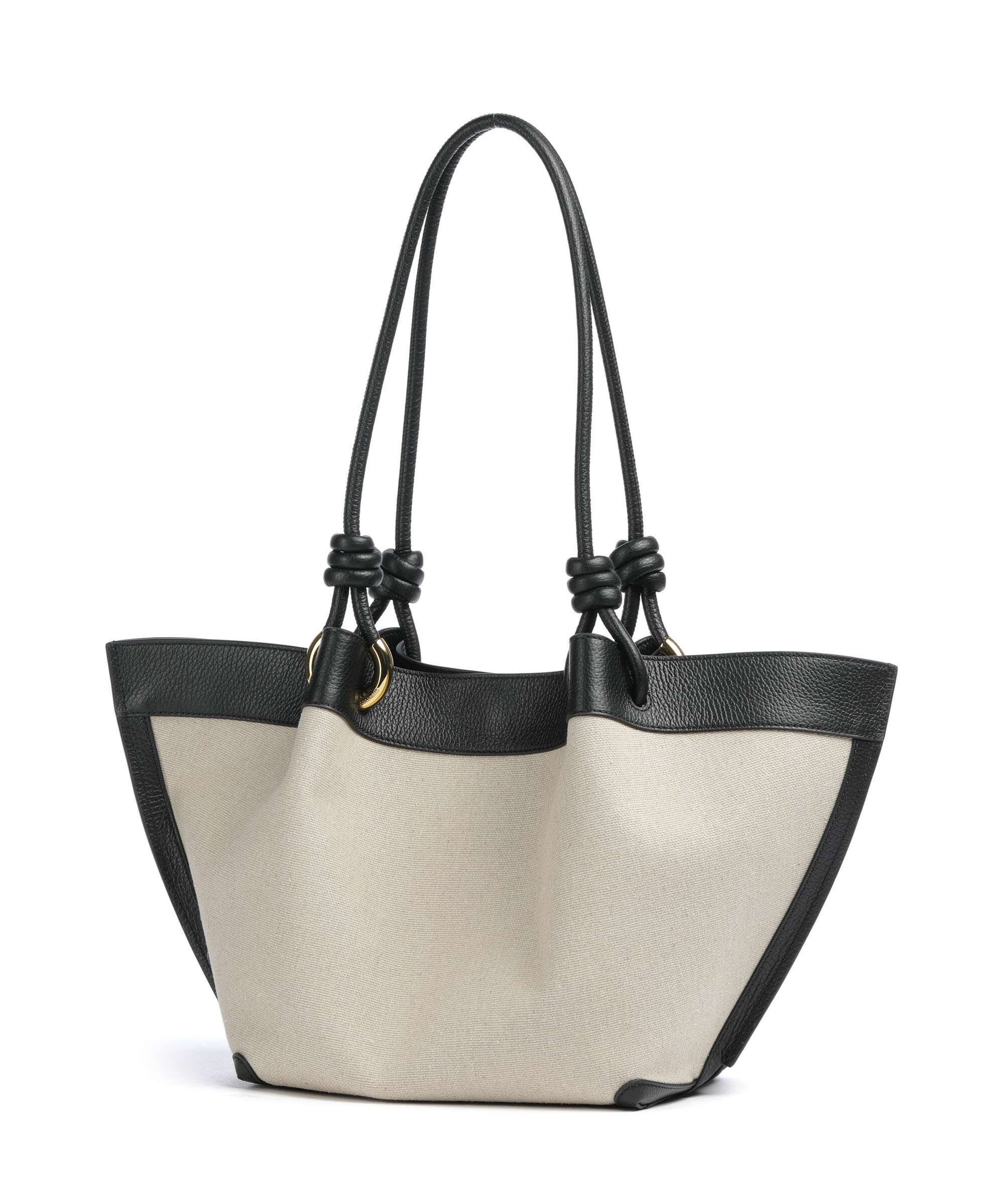 Coccinelle Finn Canvas Hobo tas natural/noir - Image 2