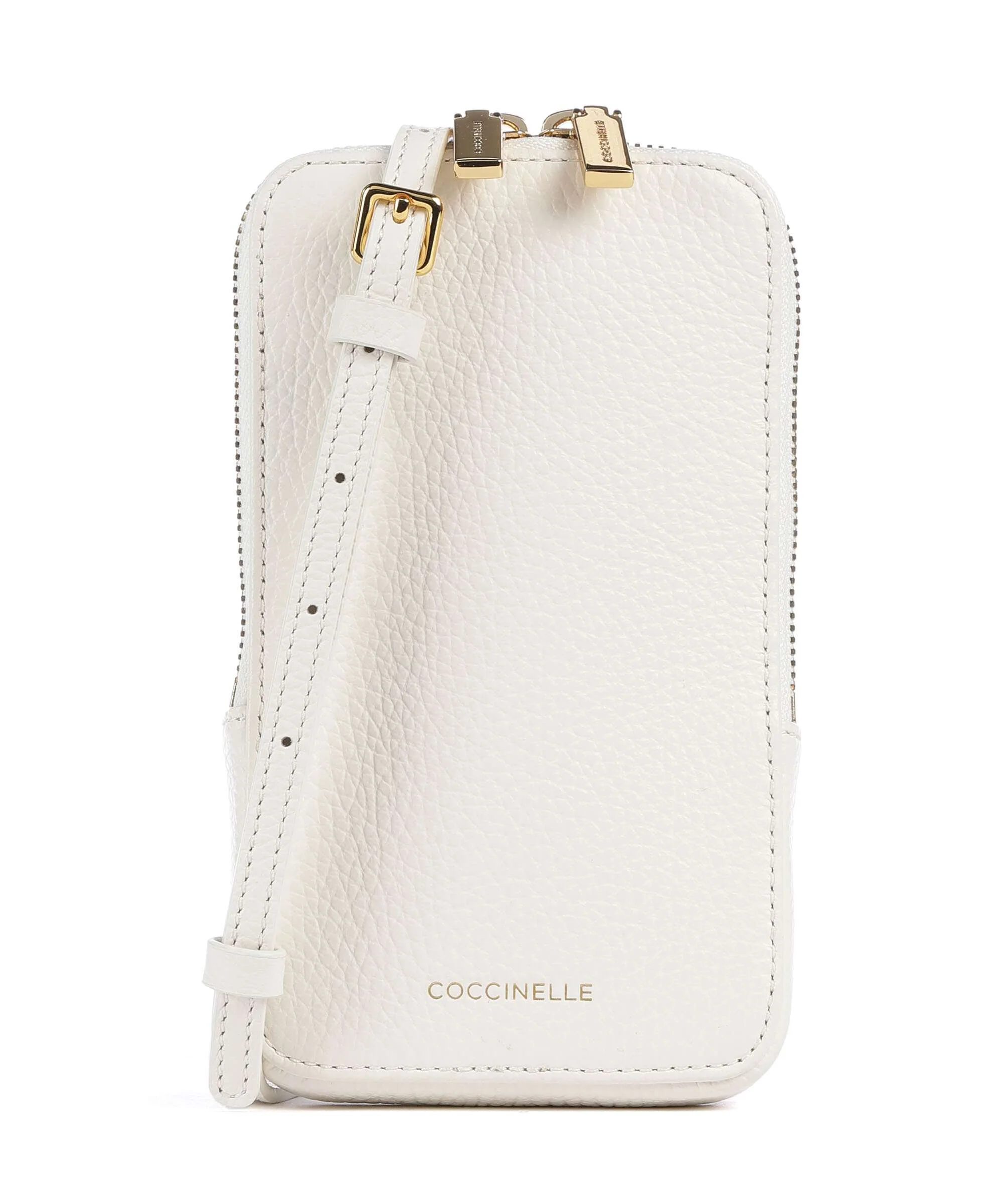 Coccinelle Flor Telefoon tasje pearl